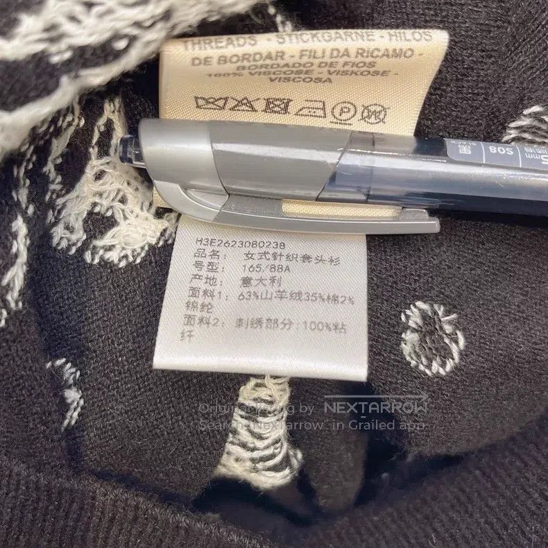 Hermes Hermes Short Sleeve Round Neck Cashmere Sweater Size XS / US 0-2 / IT 36-38 - 5 Thumbnail