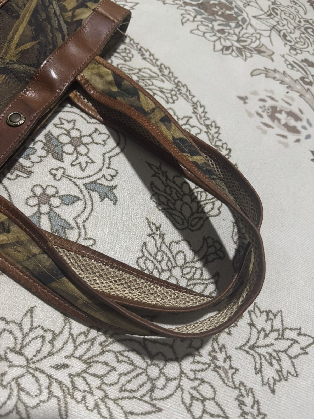 Japanese Brand × MasterPiece AW 18-20 MSPC x Real Camo Medium Luxury Leather Tote Bag Size ONE SIZE - 10 Thumbnail