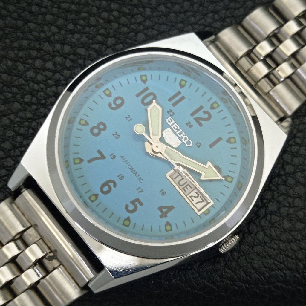 Seiko REFURBISHED VINTAGE SEIKO 5 AUTO JAPAN MENS WATCH a441710 Size 38 - 6 Thumbnail
