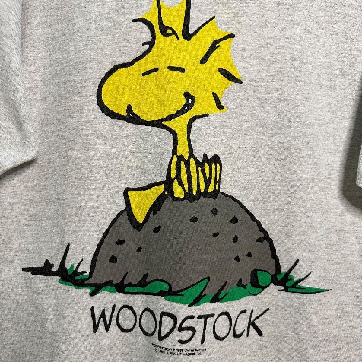 Vintage Vintage Peanuts x Woodstock 1969 Promo Tshirt Size US L / EU 52-54 / 3 - 4 Thumbnail