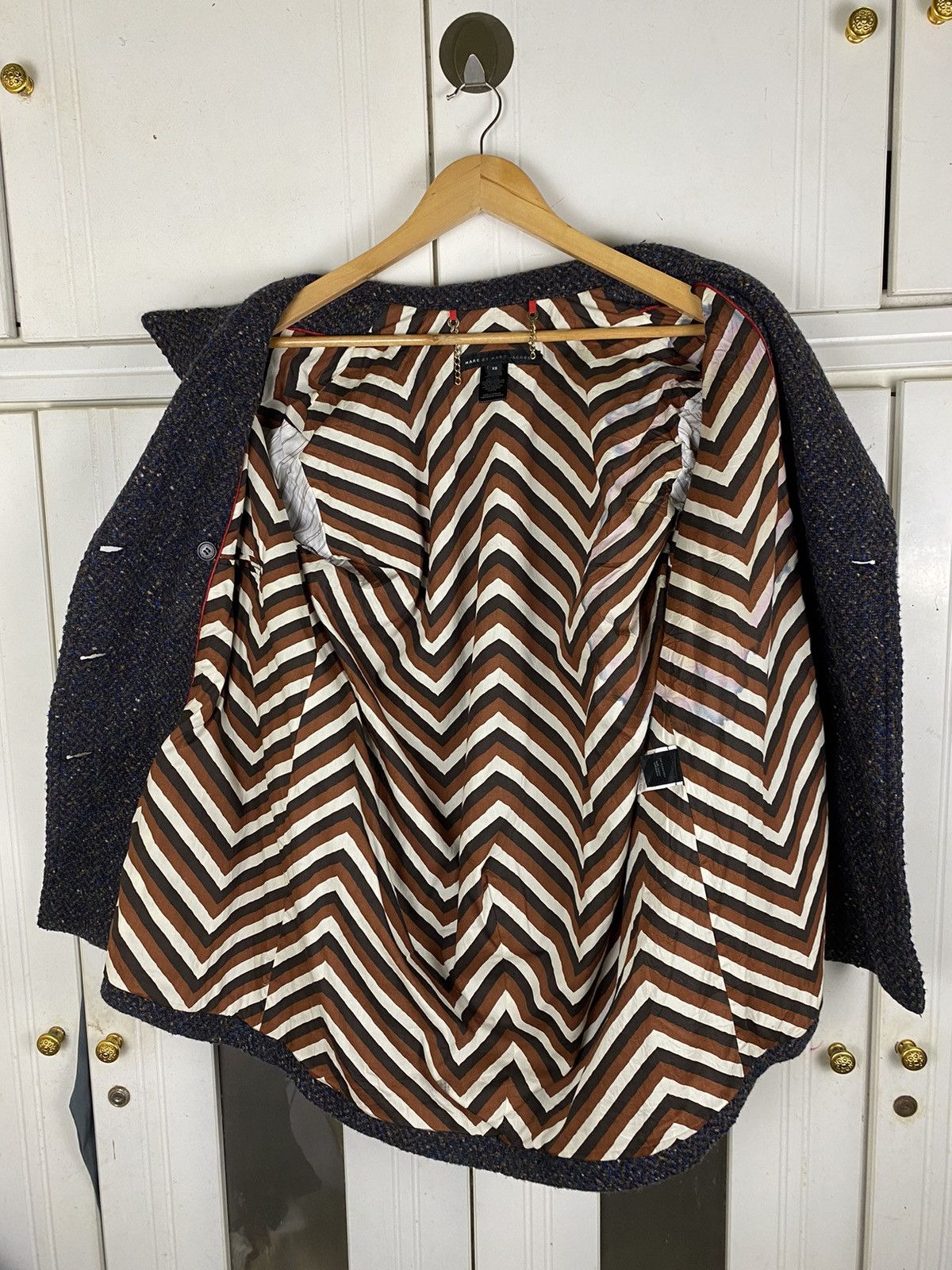 Marc Jacobs × Marc by Marc Jacobs Marc By Marc Jacobs Wool Jacket Size XS / US 0-2 / IT 36-38 - 10 Thumbnail