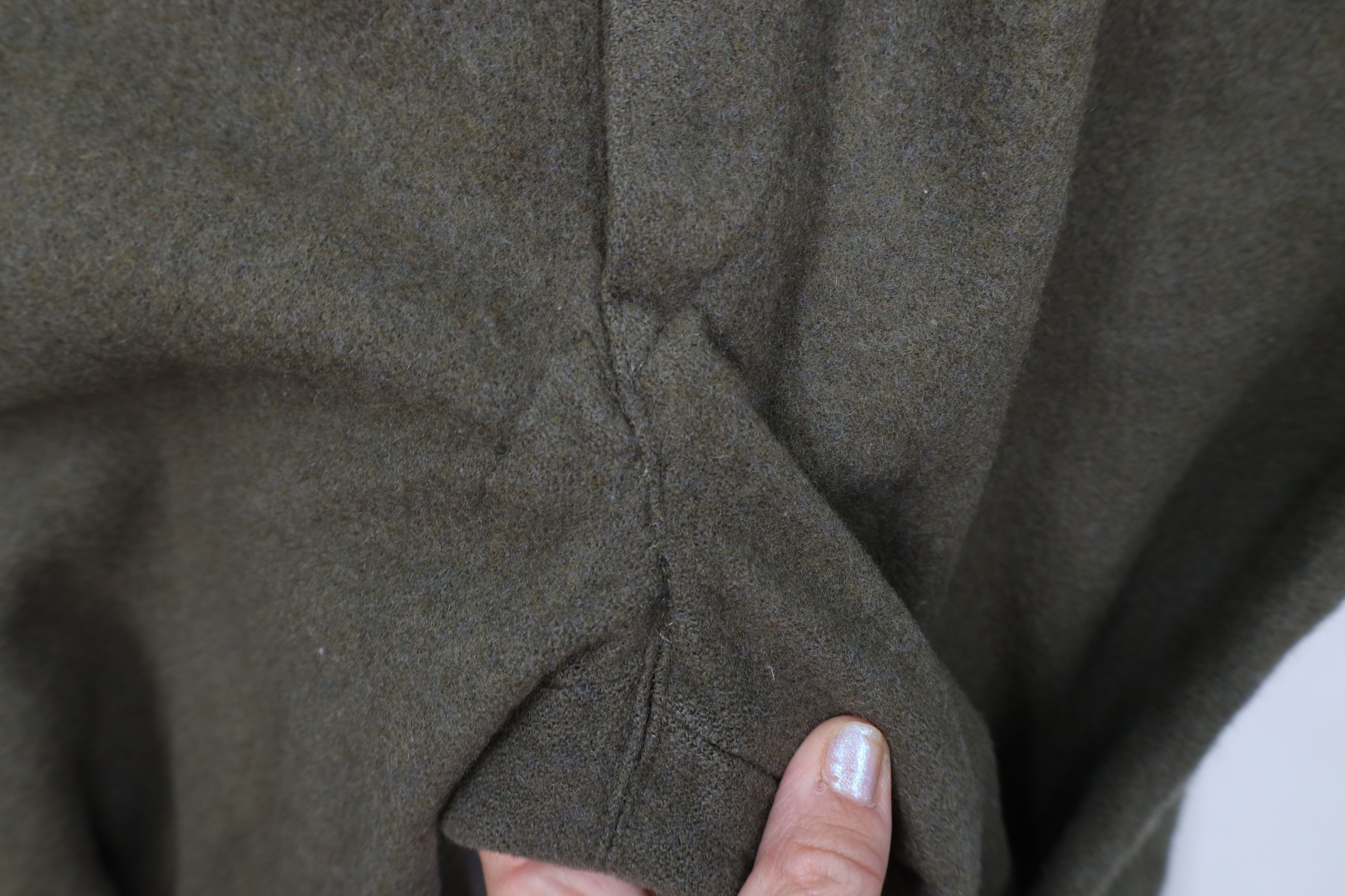 Vintage Vintage 80s Serbia Military Button Fly Wool Pants Green Size US 34 / EU 50 - 12 Thumbnail