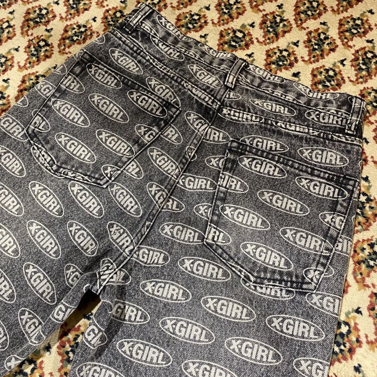 Designer × Japanese Brand X-Girl Oval LG Denim PT Women’s Jeans Size 27" / US 4 / IT 40 - 8 Thumbnail