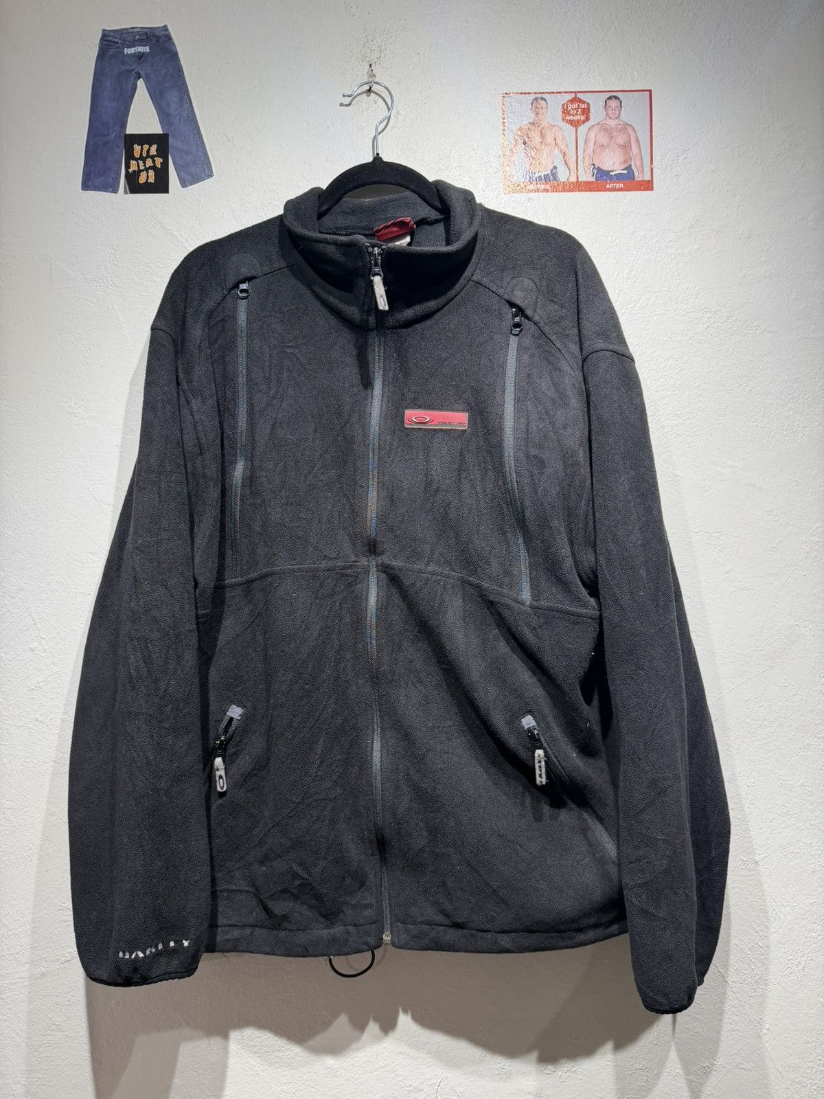 Oakley Vintage Oakley software zip up fleece Size US XL / EU 56 / 4 - 1 Thumbnail