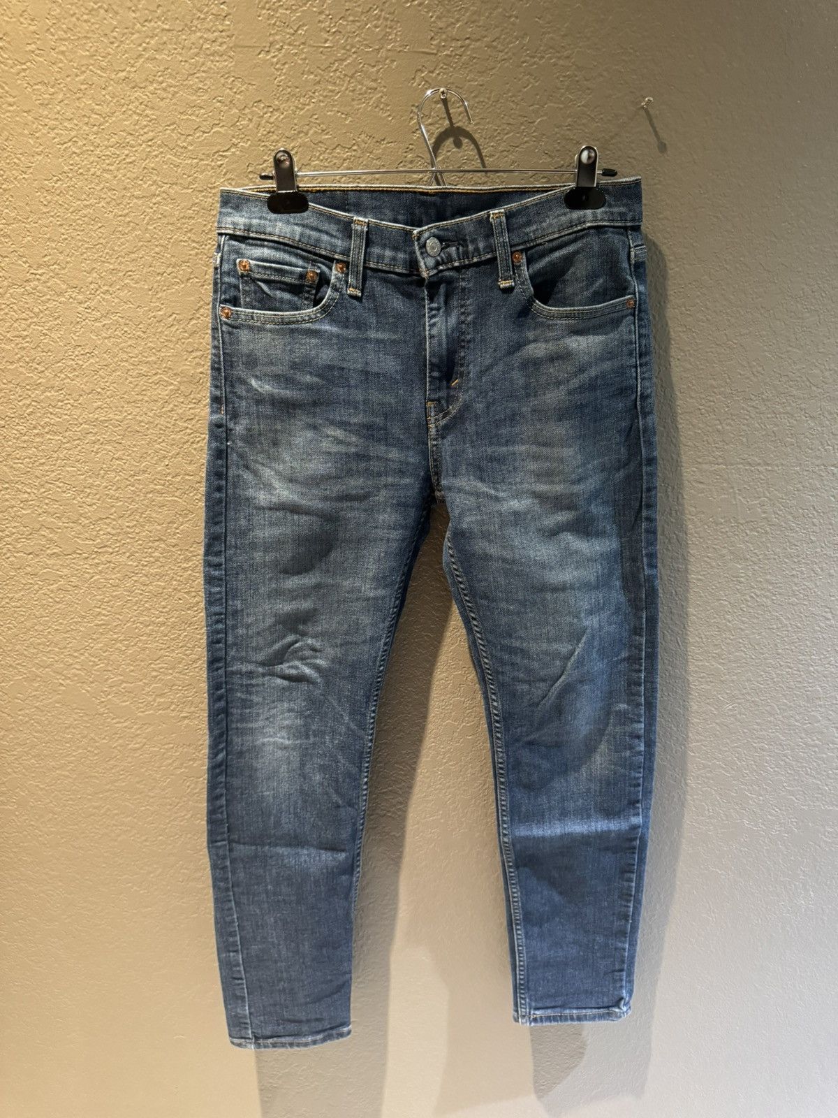 Levi's 2010s Levis 510 Blue Faded Slim Straight Fit Jeans Denim Size US 30 / EU 46 - 1 Thumbnail