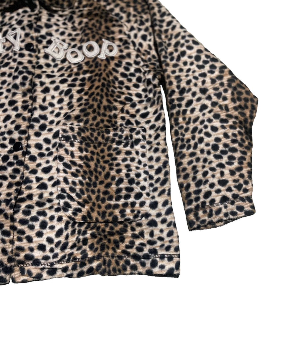 Cartoon Network Vintage 90s Betty Boop Leopard Fleece Jacket Size M / US 6-8 / IT 42-44 - 9 Thumbnail