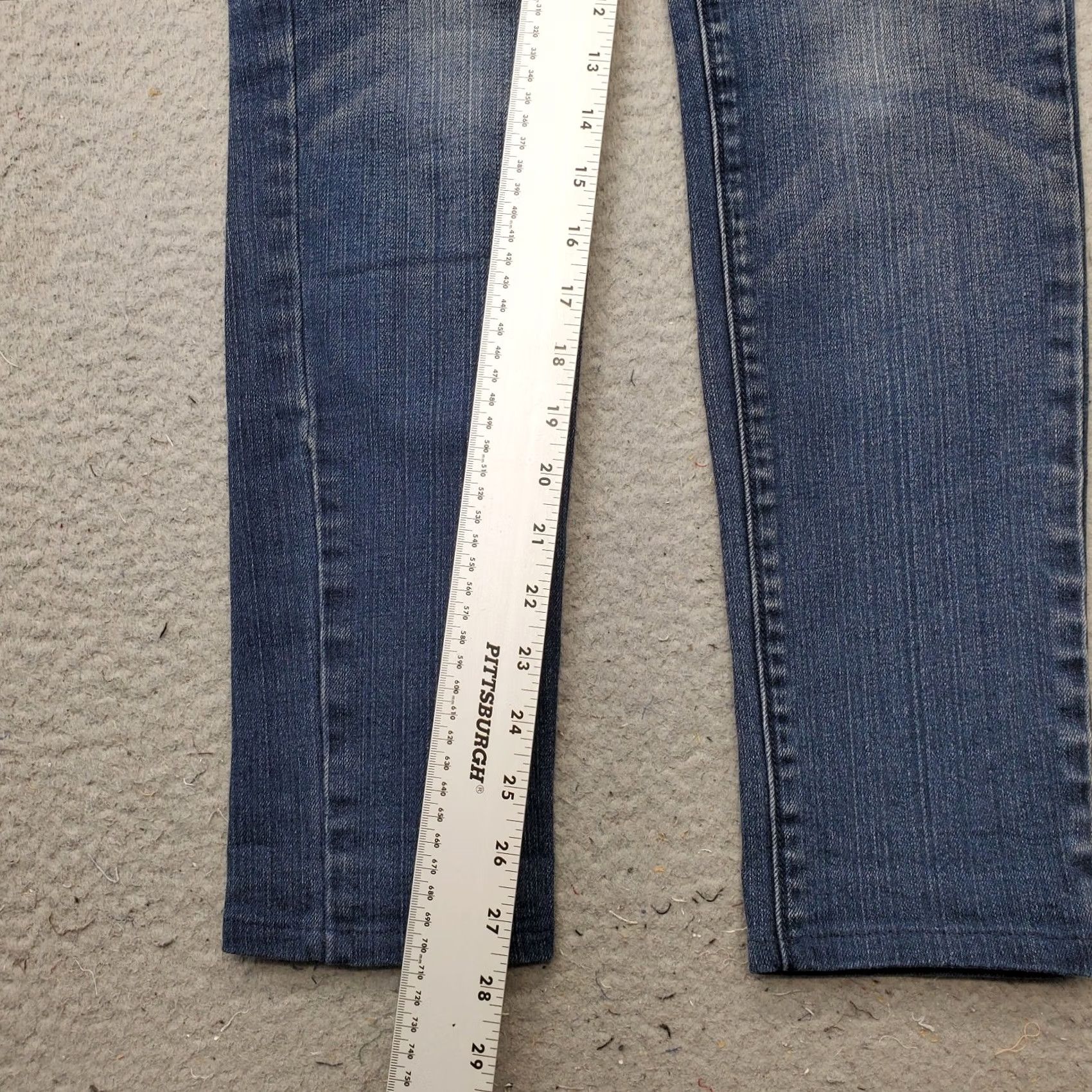 Denime Bullhead Hermosa Jeans Womens 3 Blue Denim Stretch Medium Wash Super Skinny Leg Jeans Size 26" / US 2 / IT 38 - 4 Thumbnail