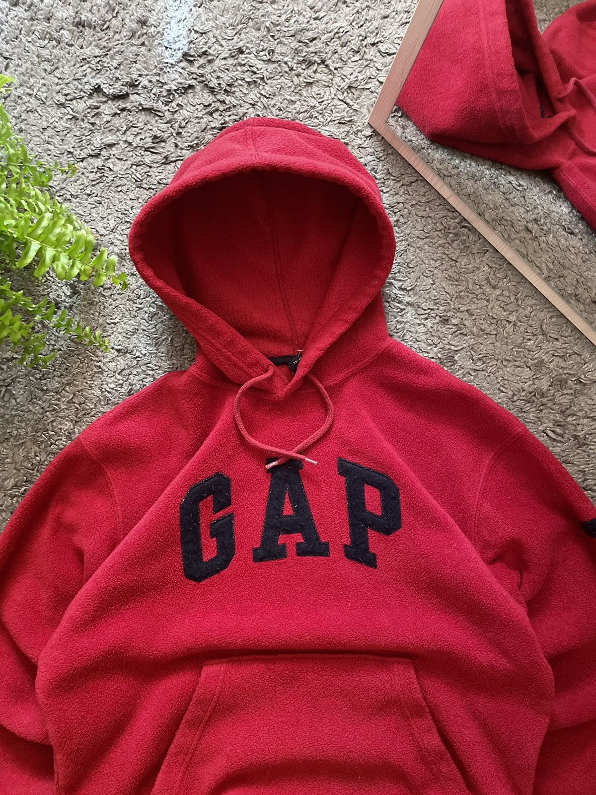 Gap × Vintage 00s Gap Teddy-Hoodie Fleece Streetwear Vintage Big Logo Rare Size US S / EU 44-46 / 1 - 7 Thumbnail