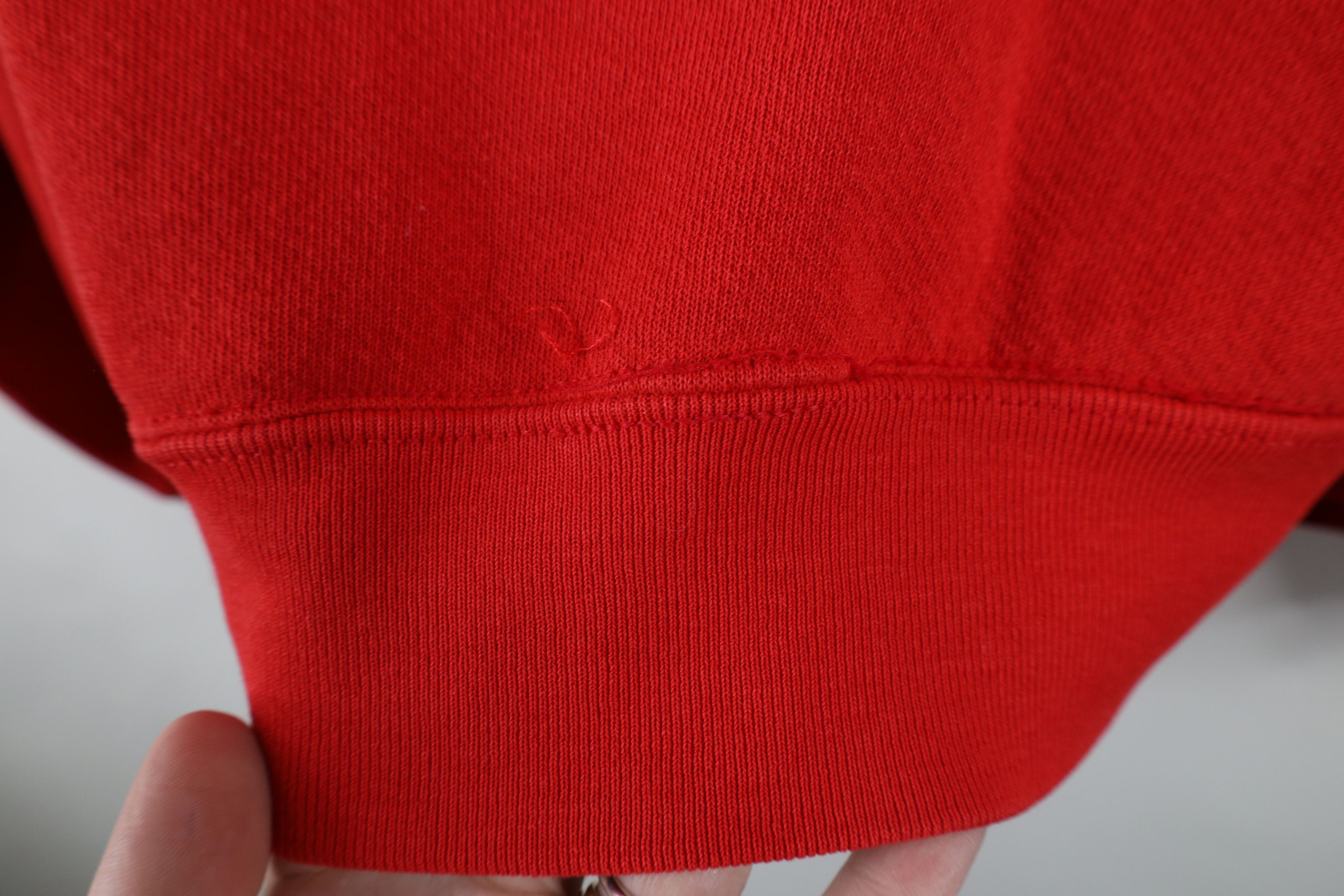 Vintage Vintage 90s Boxy Fit Ohio State University Sweatshirt Red Size 3XL / US 20-22 - 11 Thumbnail