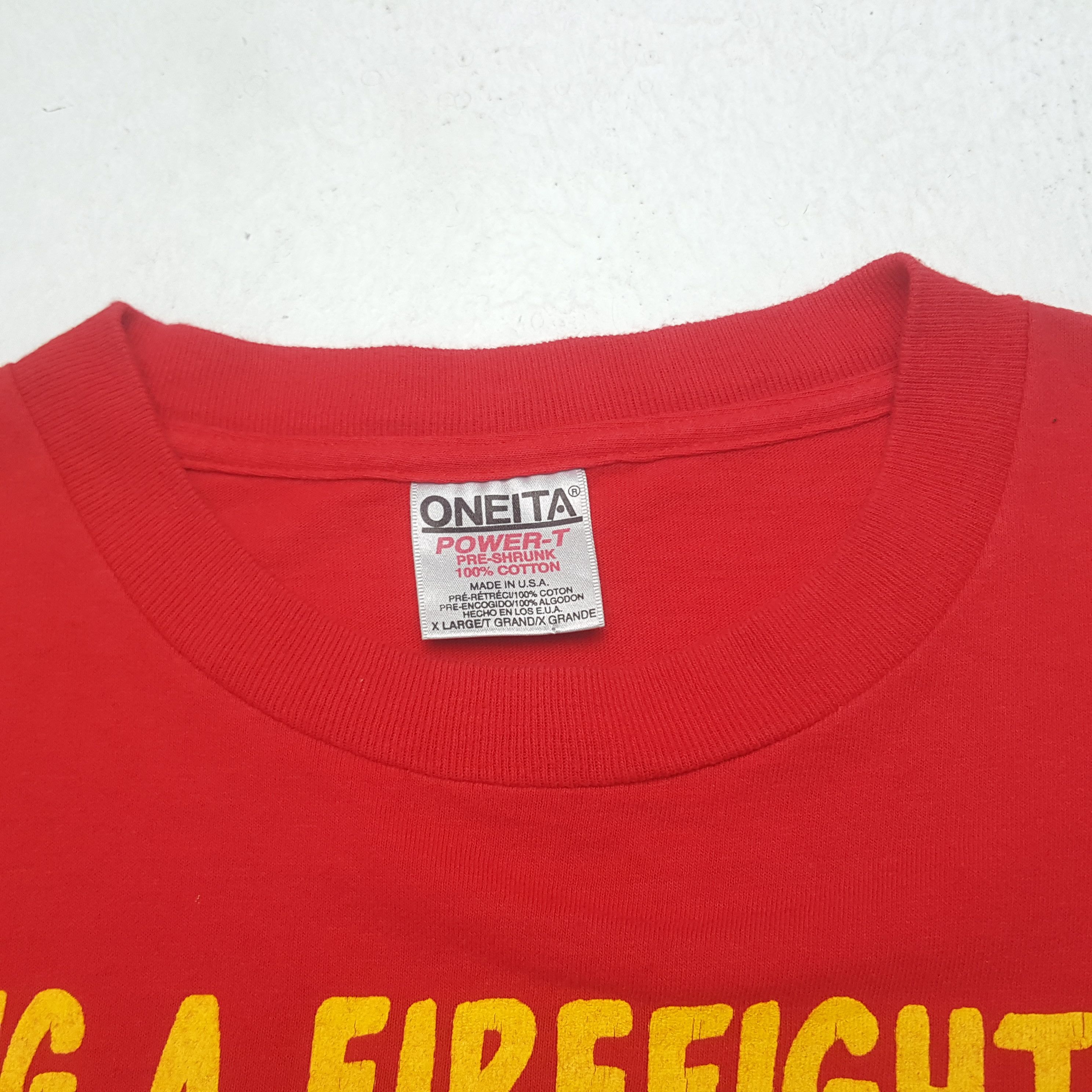 Other Vintage Hug A Firefinger Tshirt Size US XL / EU 56 / 4 - 4 Thumbnail