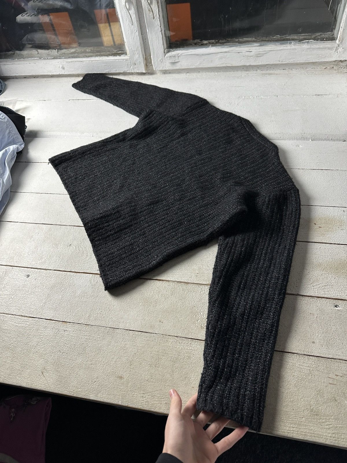 Armani 🚨ARMANI JEANS LONGSLEEVE SWEATER VNTG 90s Italy V NECK Size US S / EU 44-46 / 1 - 11 Thumbnail