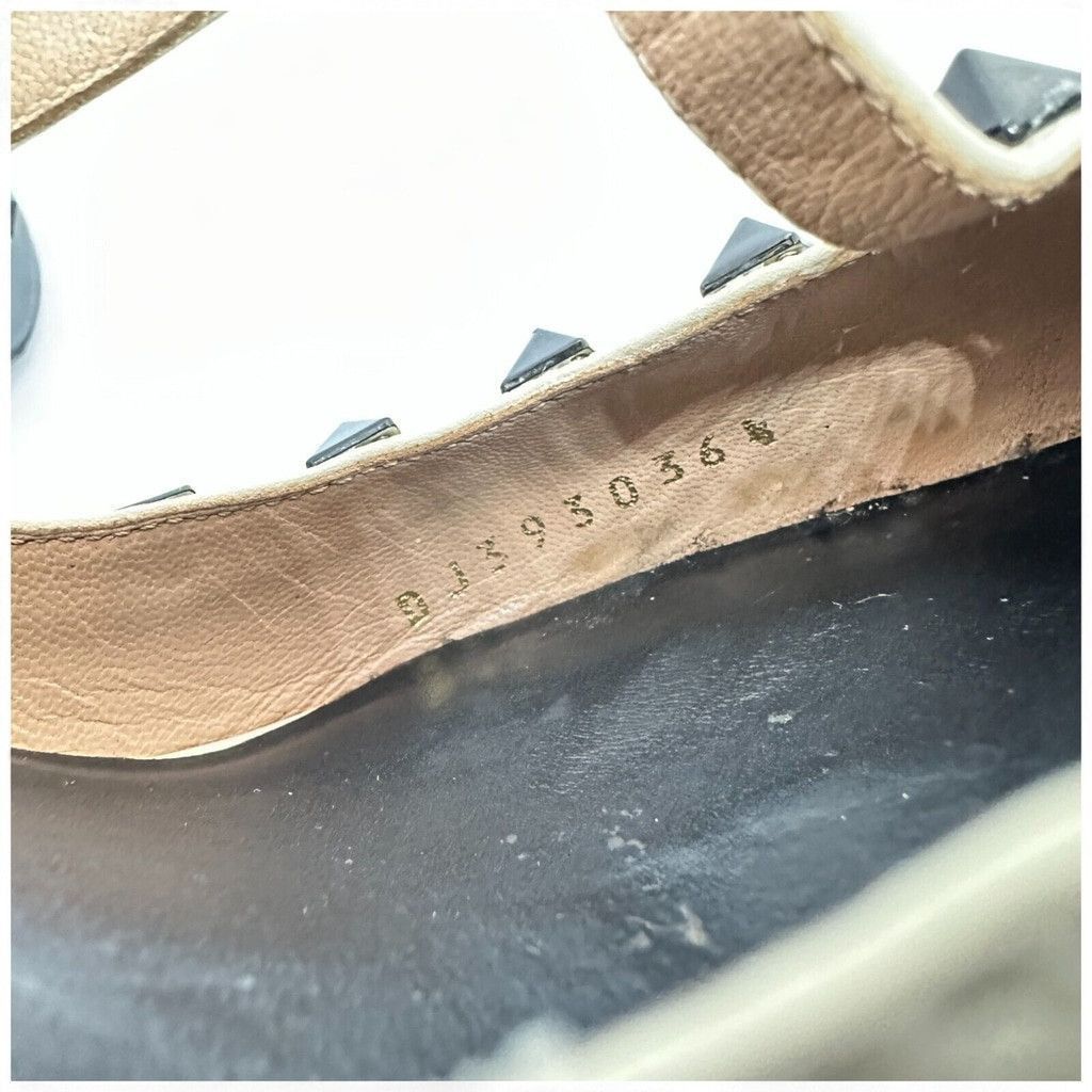 Valentino Valentino Rockstud Ankle Strap 100mm Pumps 36.5 Leather Size US 6.5 / IT 36.5 - 13 Thumbnail
