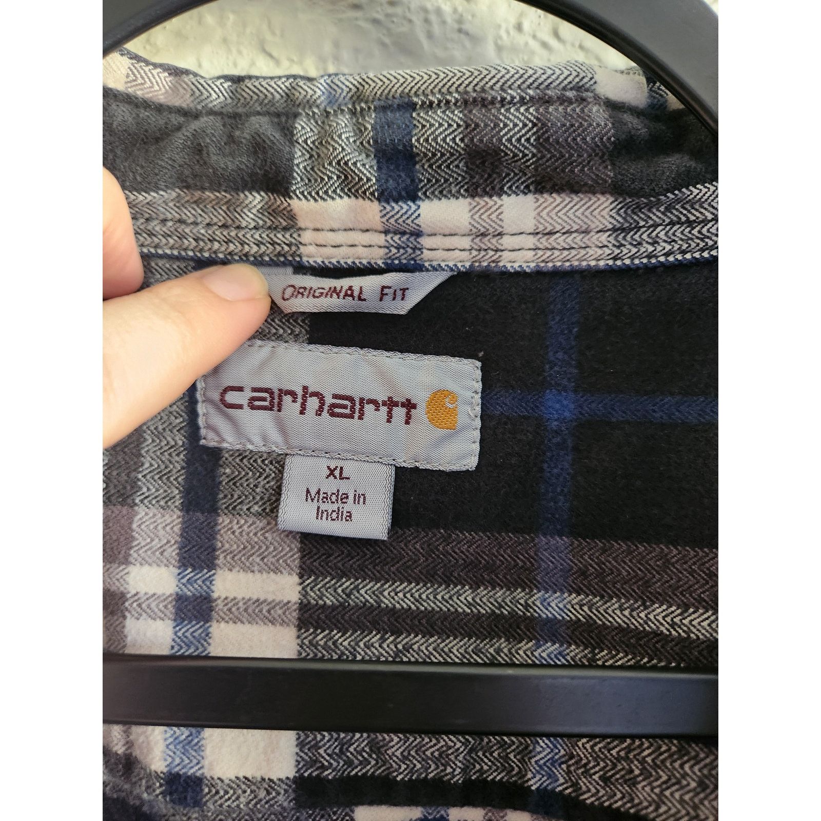 Carhartt Carhartt Men's Original Fit Long Sleeve Plaid Work FlannelXL Size US XL / EU 56 / 4 - 7 Thumbnail