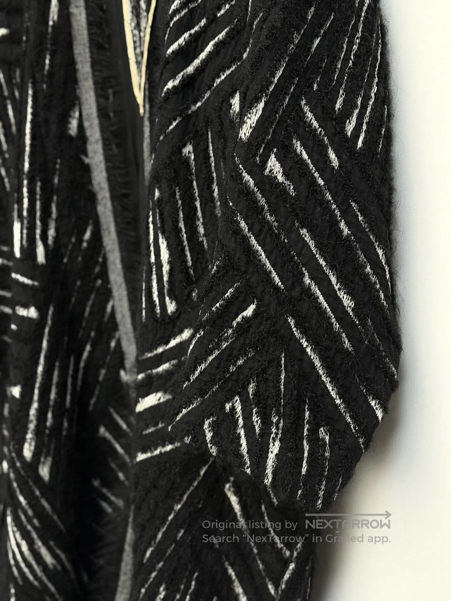 Uma Wang Uma Wang Wool Striped Duster Coat. Size US S / EU 44-46 / 1 - 7 Thumbnail