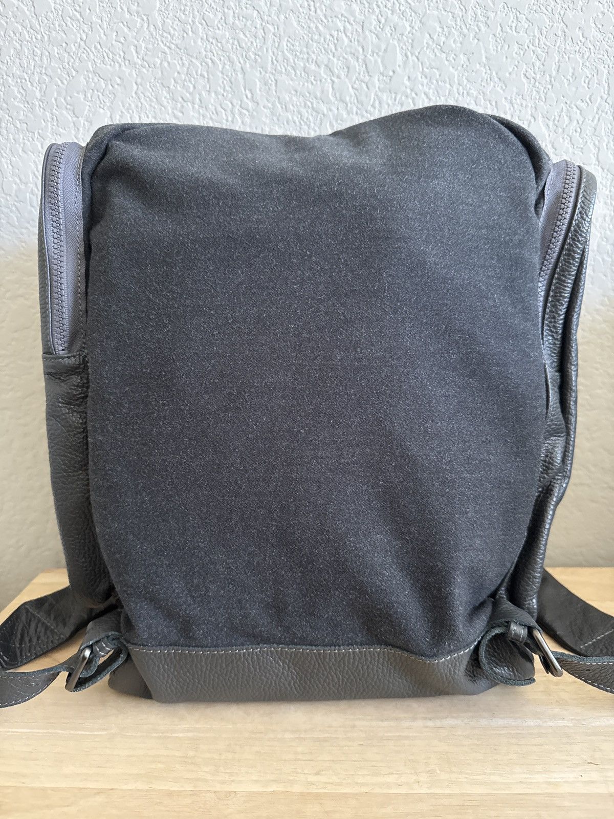 National Standard Charcoal Grey Multi Material Functional Backpack Size ONE SIZE - 7 Thumbnail