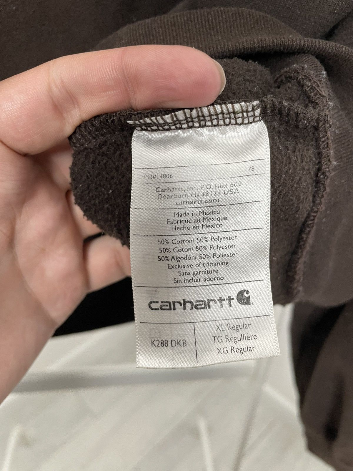Carhartt × Japanese Brand Carhartt WIP Logo Sleeve Y2K Style Vintage Size US XL / EU 56 / 4 - 6 Thumbnail