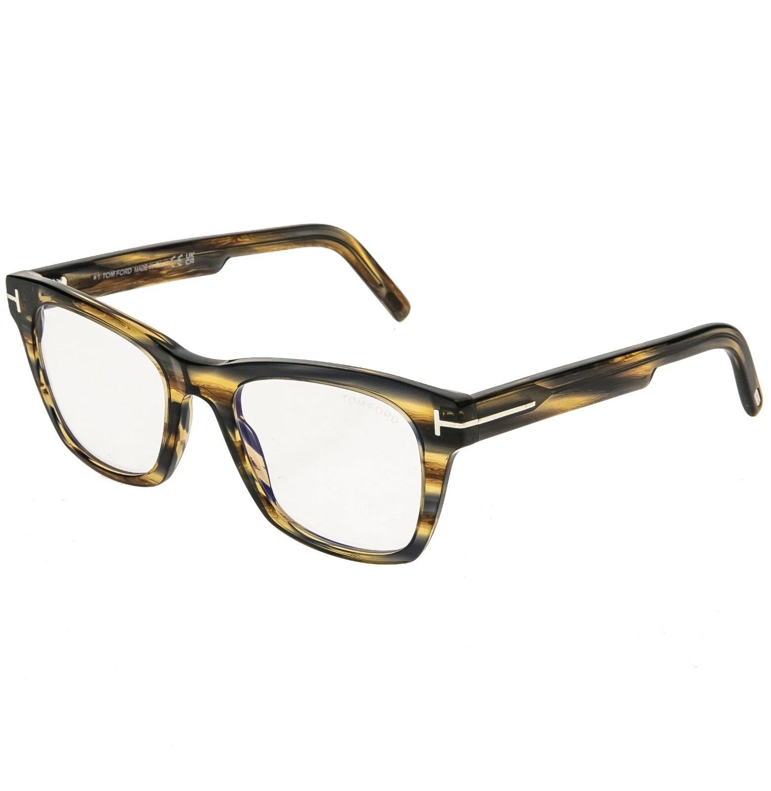 Tom Ford TOM FORD TF5886B 045 Brown Horn Optical Eyeglass 5886 FT5886 Size ONE SIZE - 4 Thumbnail