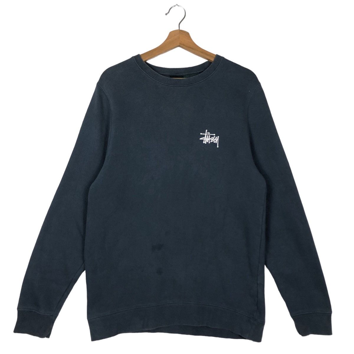 Stussy 🔥90’s Vintage Crewneck Sweatshirt Stussy Big Logo Spell Out Size US S / EU 44-46 / 1 - 2 Thumbnail