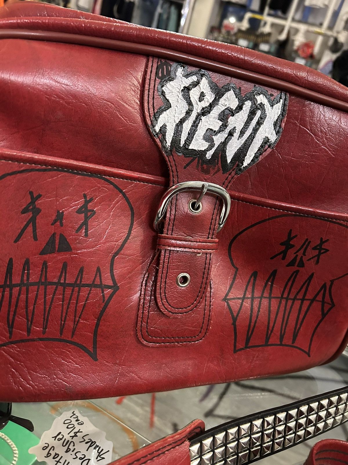 Vintage Vintage Leather Skeleton bag Size ONE SIZE - 2 Thumbnail