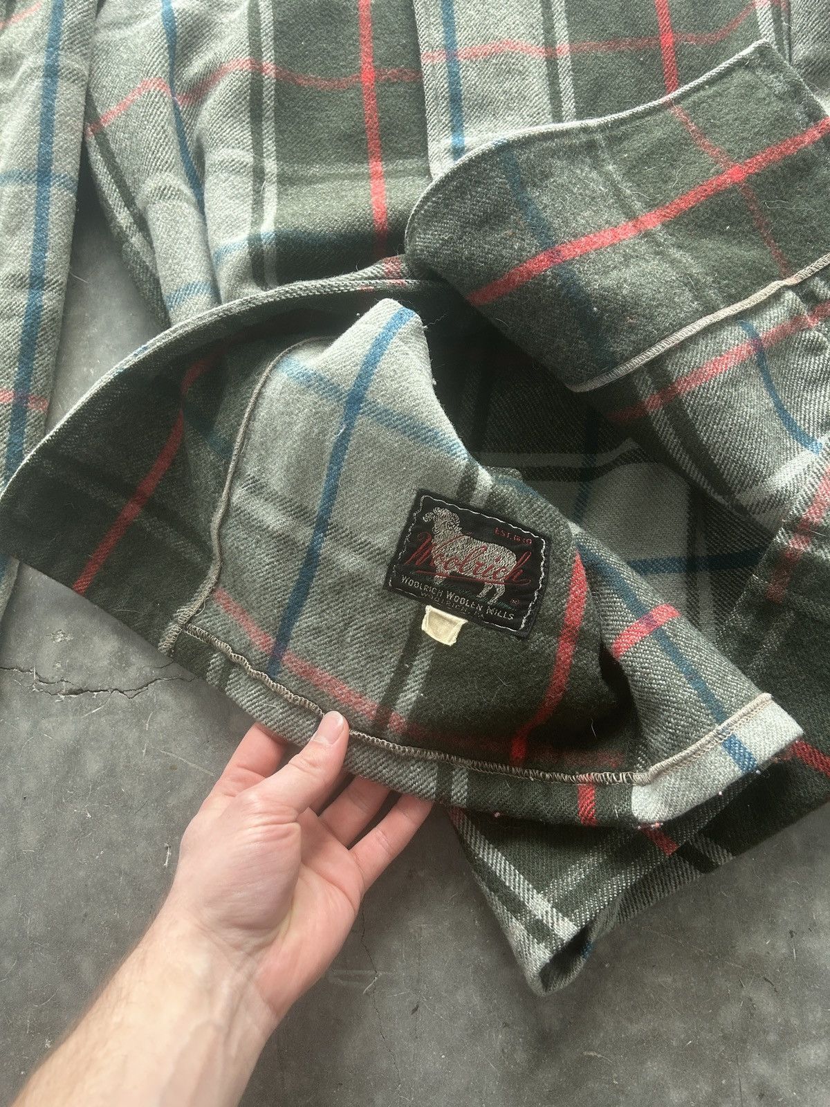 Vintage × Woolrich Woolen Mills Vintage 1950s Woolrich Plaid Parka Size US M / EU 48-50 / 2 - 5 Thumbnail