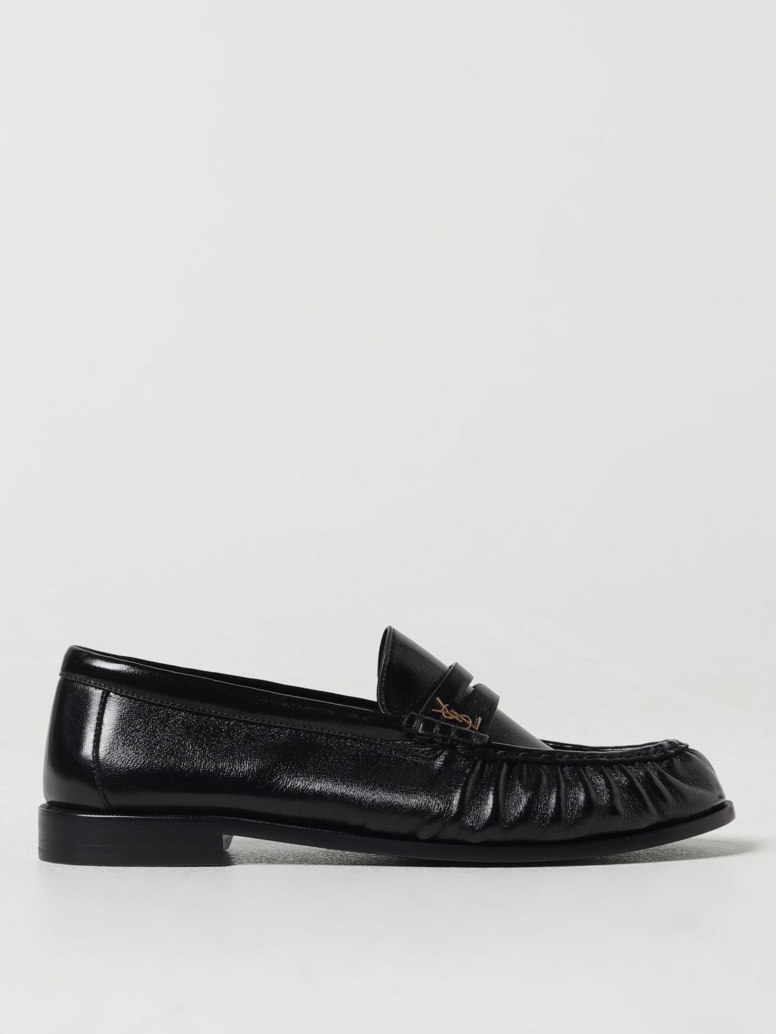 image of Saint Laurent Paris Saint Laurent Loafers Men Black (Size 12)