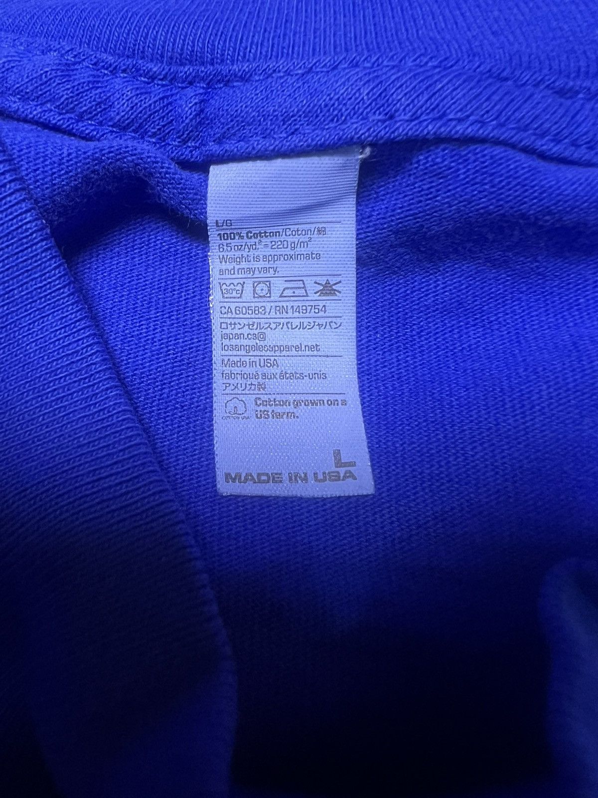 Kanye West Kanye West Jesus Is King Tee Blue Size US L / EU 52-54 / 3 - 3 Thumbnail