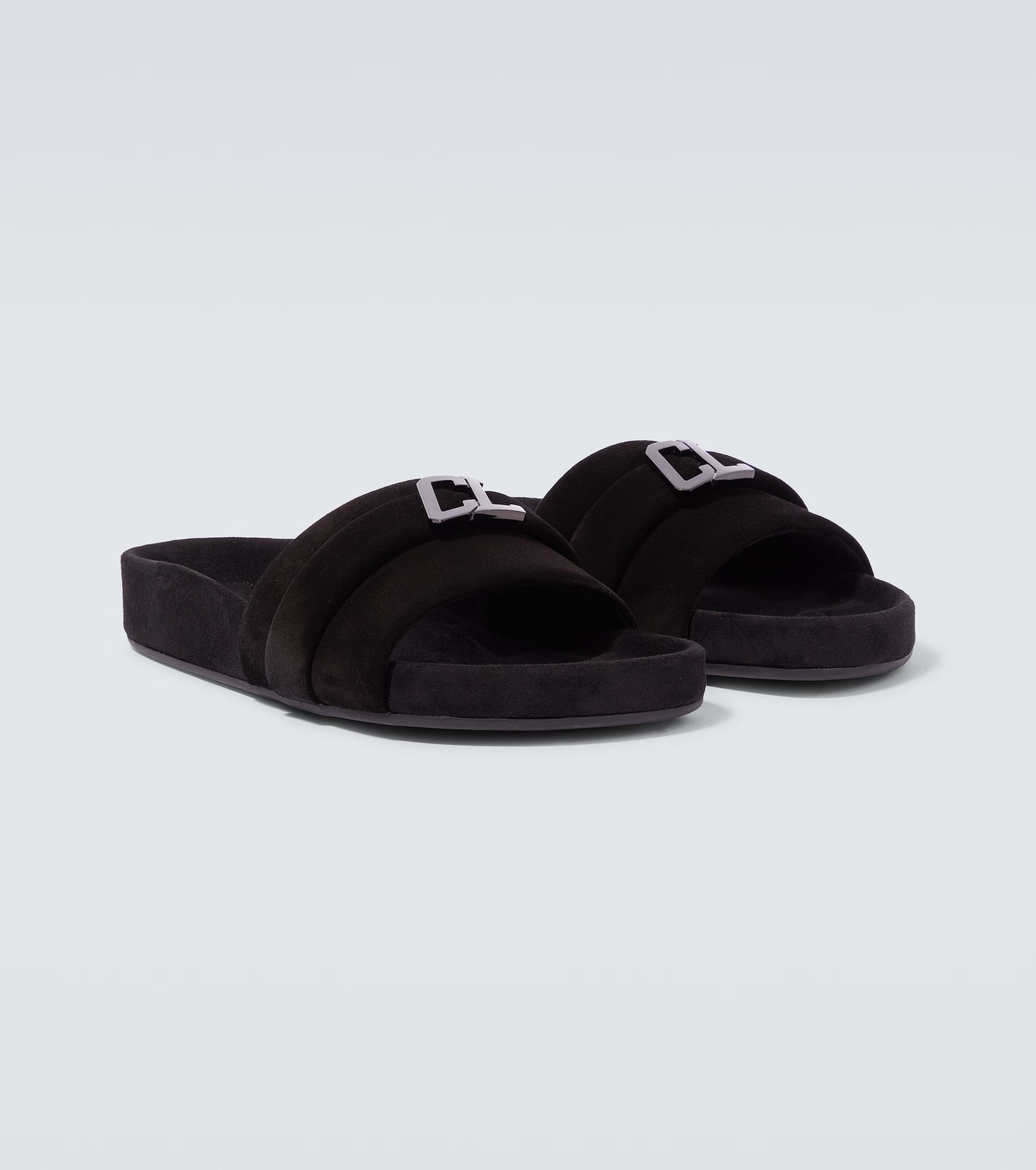 Christian Louboutin o1s1wg110924 Varsimule Bizz Sandals in Black Size US 8 / EU 41 - 5 Thumbnail
