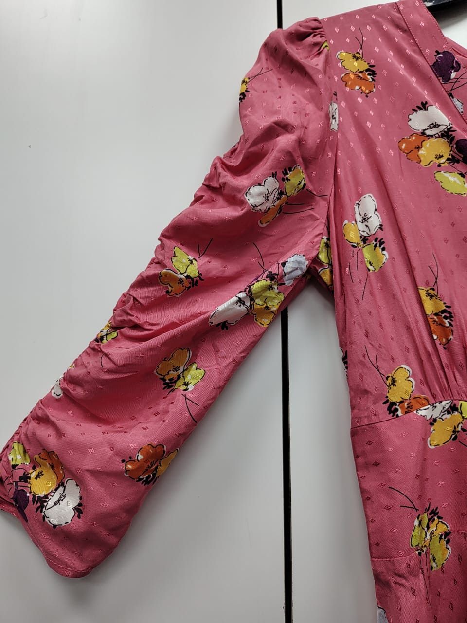 Other By Timo Relaxed Fit Floral Print Organza Dress Size S / US 4 / IT 40 - 4 Thumbnail