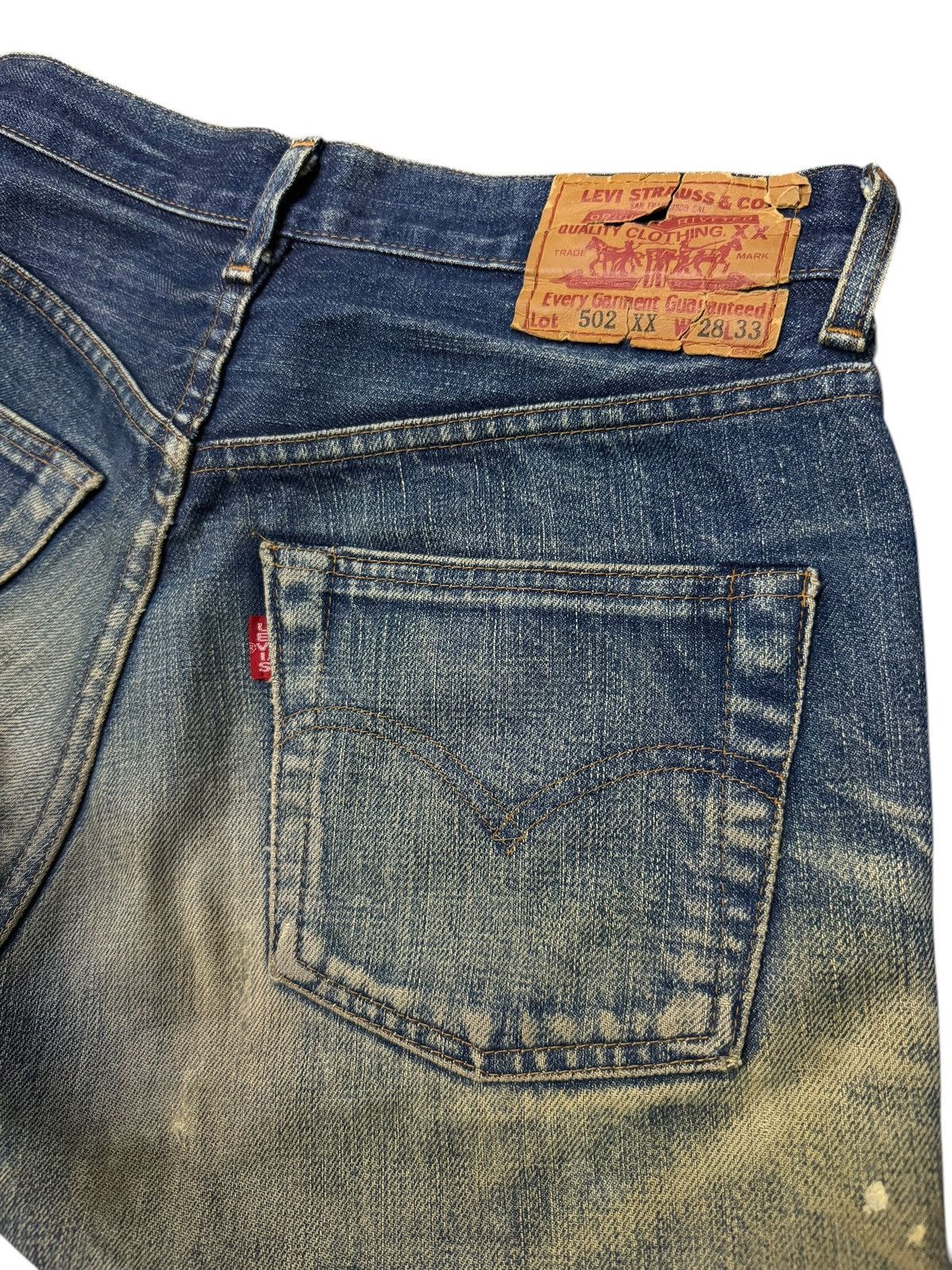 Levi's Vintage Clothing Vintage 90s Levi’s 502 XX Big E Selvedge Denim Japan | W28 Size US 28 / EU 44 - 10 Thumbnail