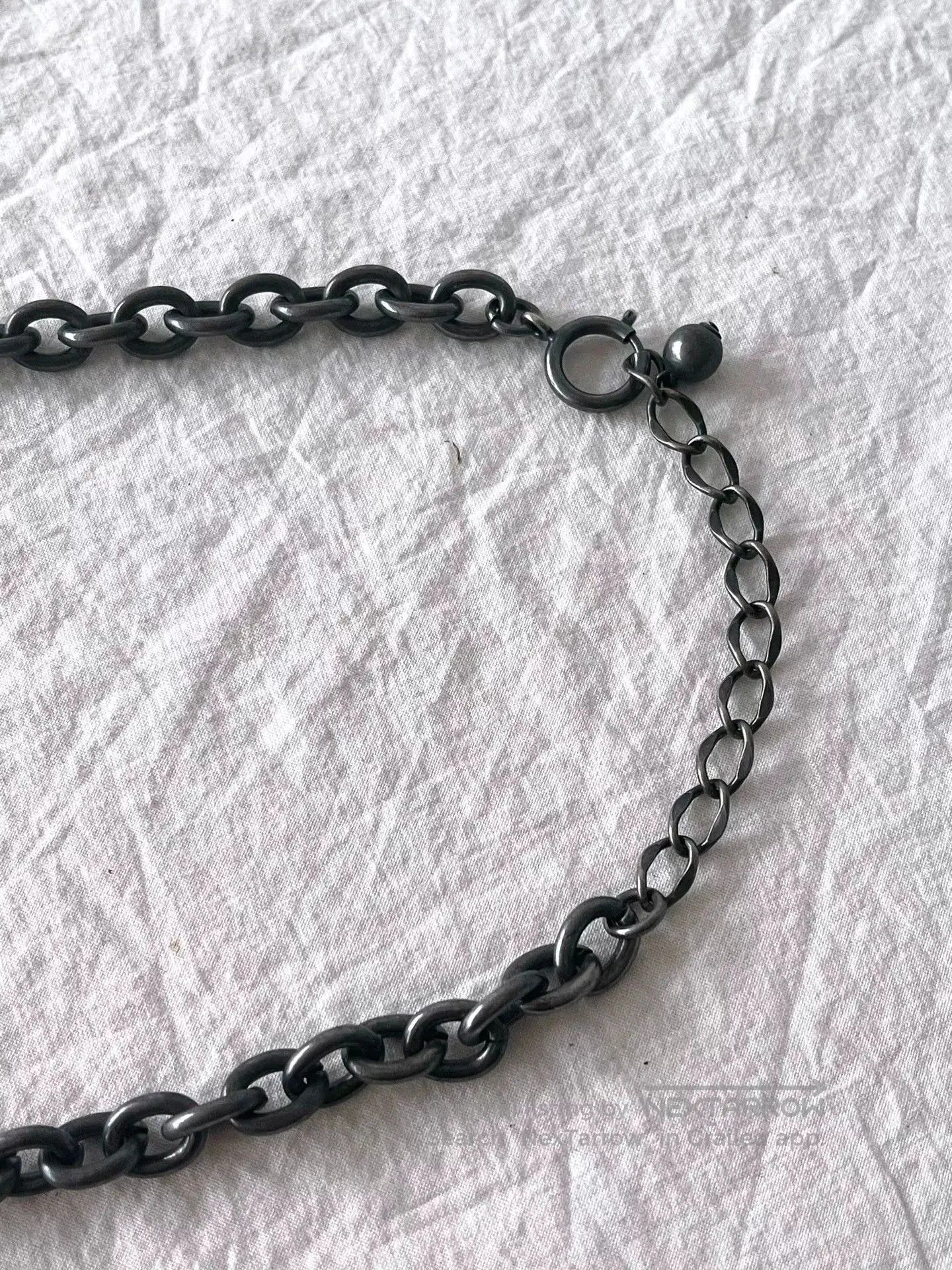 KIJIMA TAKAYUKI EIKO KONDO Artistic Metal Asymmetrical Necklace. Size ONE SIZE - 6 Thumbnail