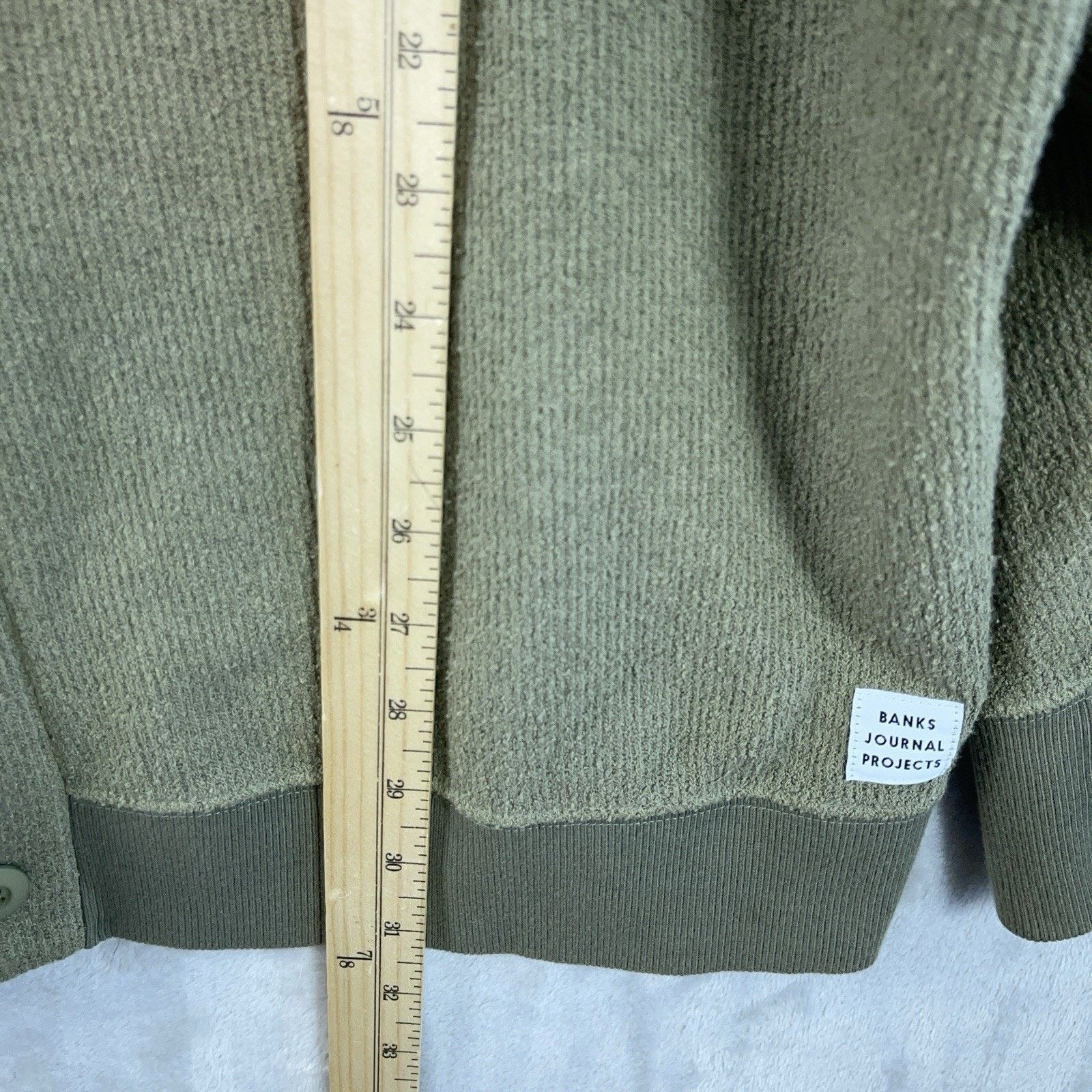 Banks Journal Banks Journal Made In Japan Waffle Knit Cardigan Men's XL Size US XL / EU 56 / 4 - 9 Thumbnail