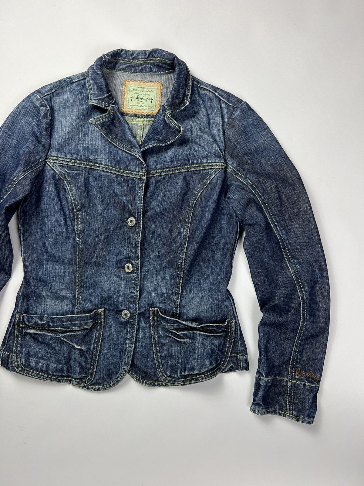 Replay Stylish Women's Replay Denim Jacket Size M / US 6-8 / IT 42-44 - 2 Thumbnail