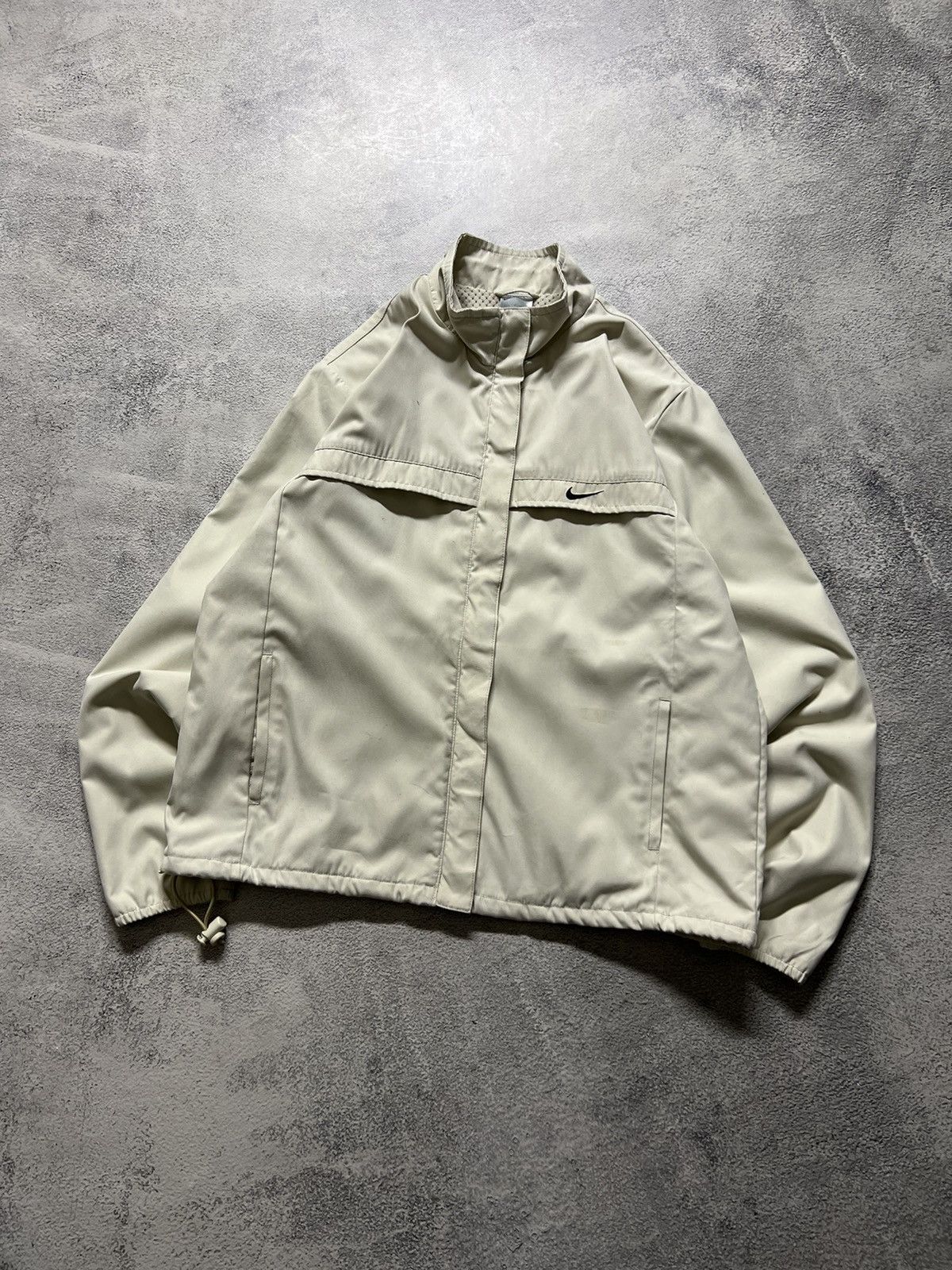 Nike × Vintage Vintage Y2k Nike 💛 Nylon Mini Swoosh Jacket 90’s Size S / US 4 / IT 40 - 4 Thumbnail