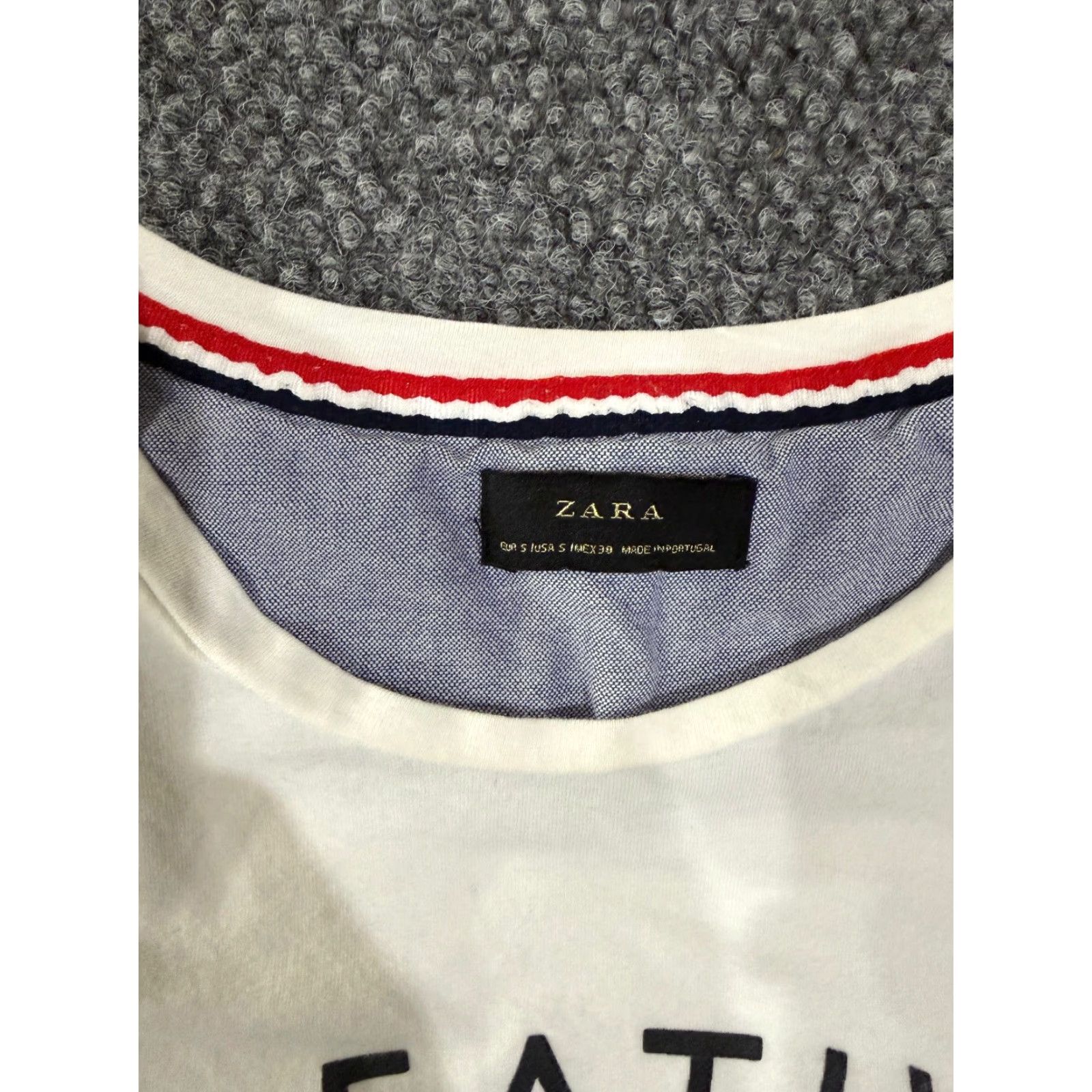 Zara Zara T Shirt Mens Small White Creative Mood Graphic Tee City Crew Neck Short Sleeve Cotton Knit Regular Size US S / EU 44-46 / 1 - 4 Thumbnail