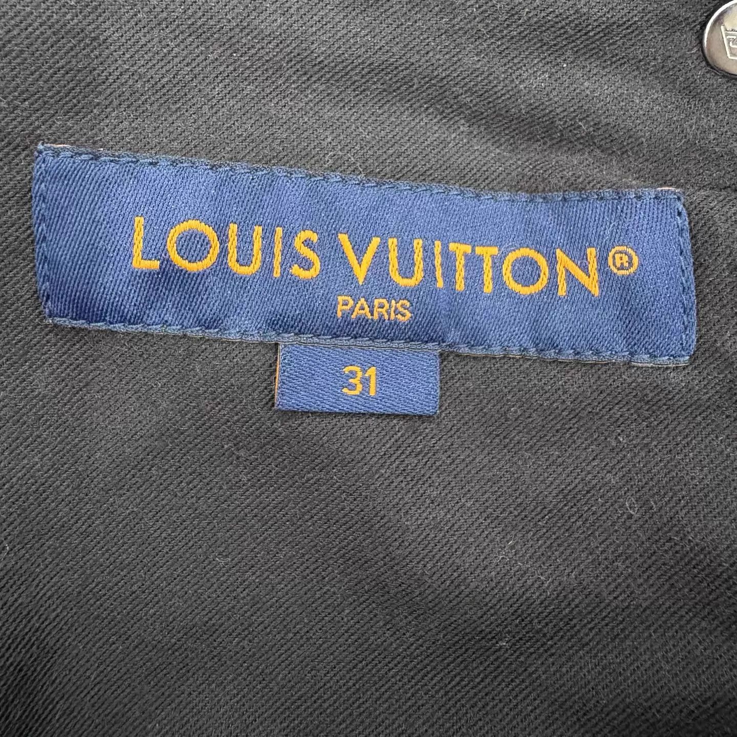Louis Vuitton LV Black Minimal Jeans 31 Size US 31 - 3 Thumbnail