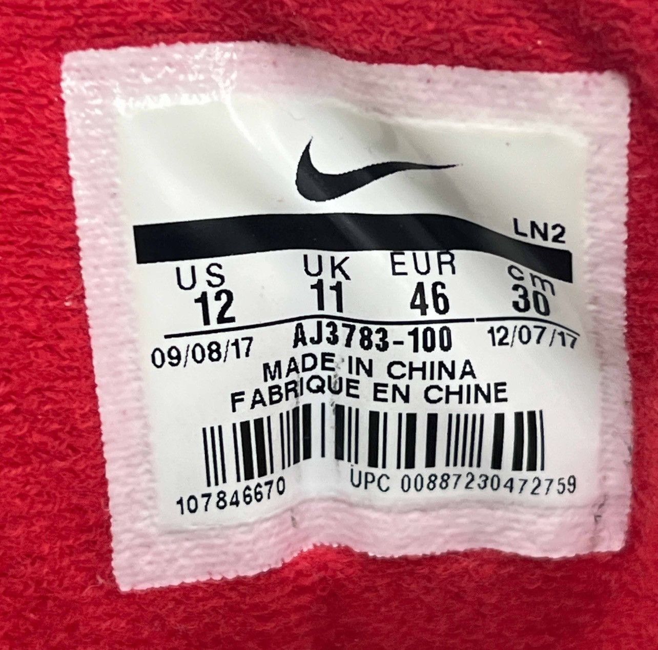 Jordan Brand × Nike Jordan 3 White Cement OG Golf Sneakers 2017 Size 12 Size US 12 / EU 45 - 7 Thumbnail