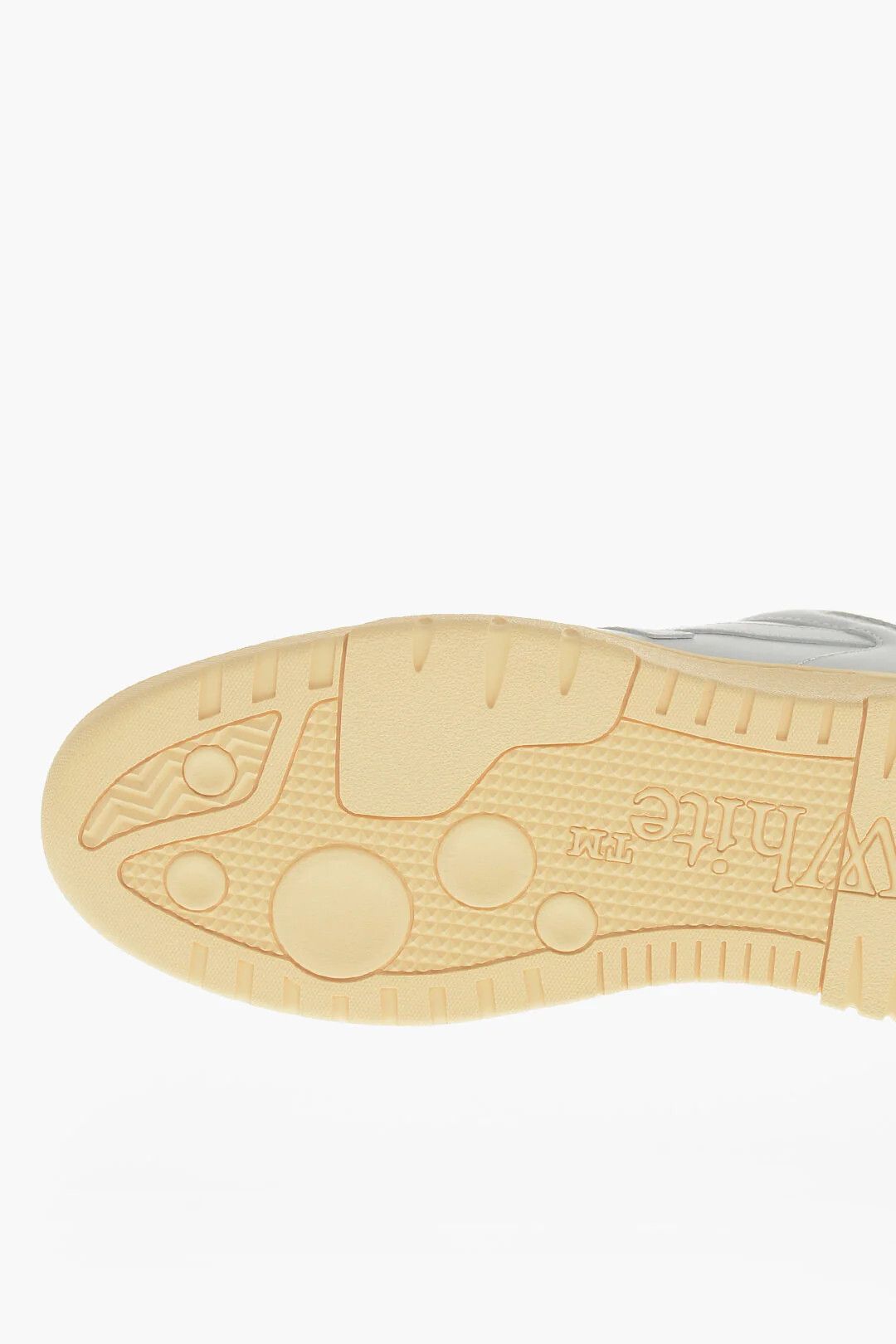 Off-White og1mm0426 Leather Low-Top Sneakers in Grey Size US 12 / EU 45 - 5 Thumbnail
