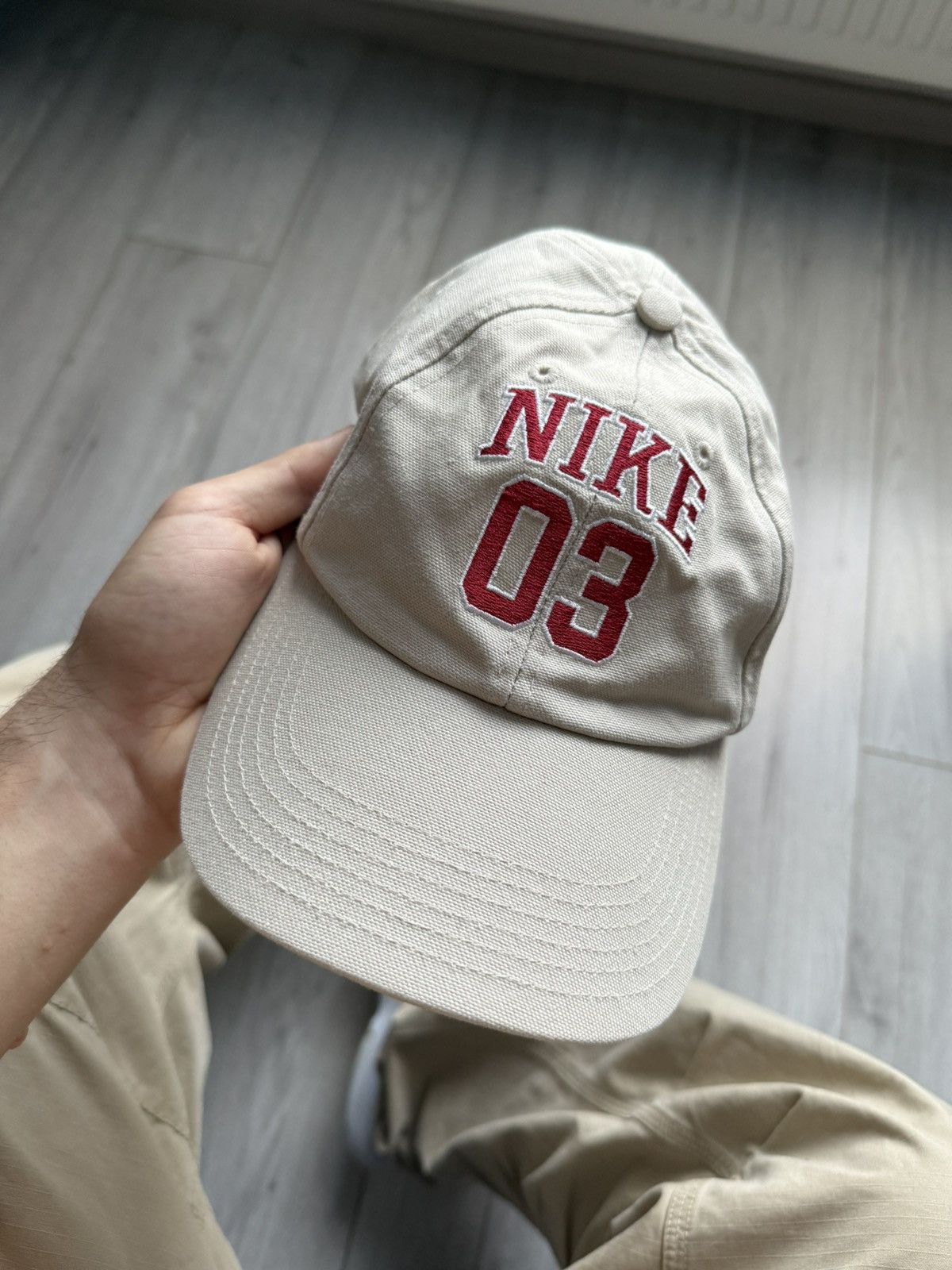 Nike × Vintage Vintage cap Nike 03 Logo hat Size 34 - 1 Thumbnail