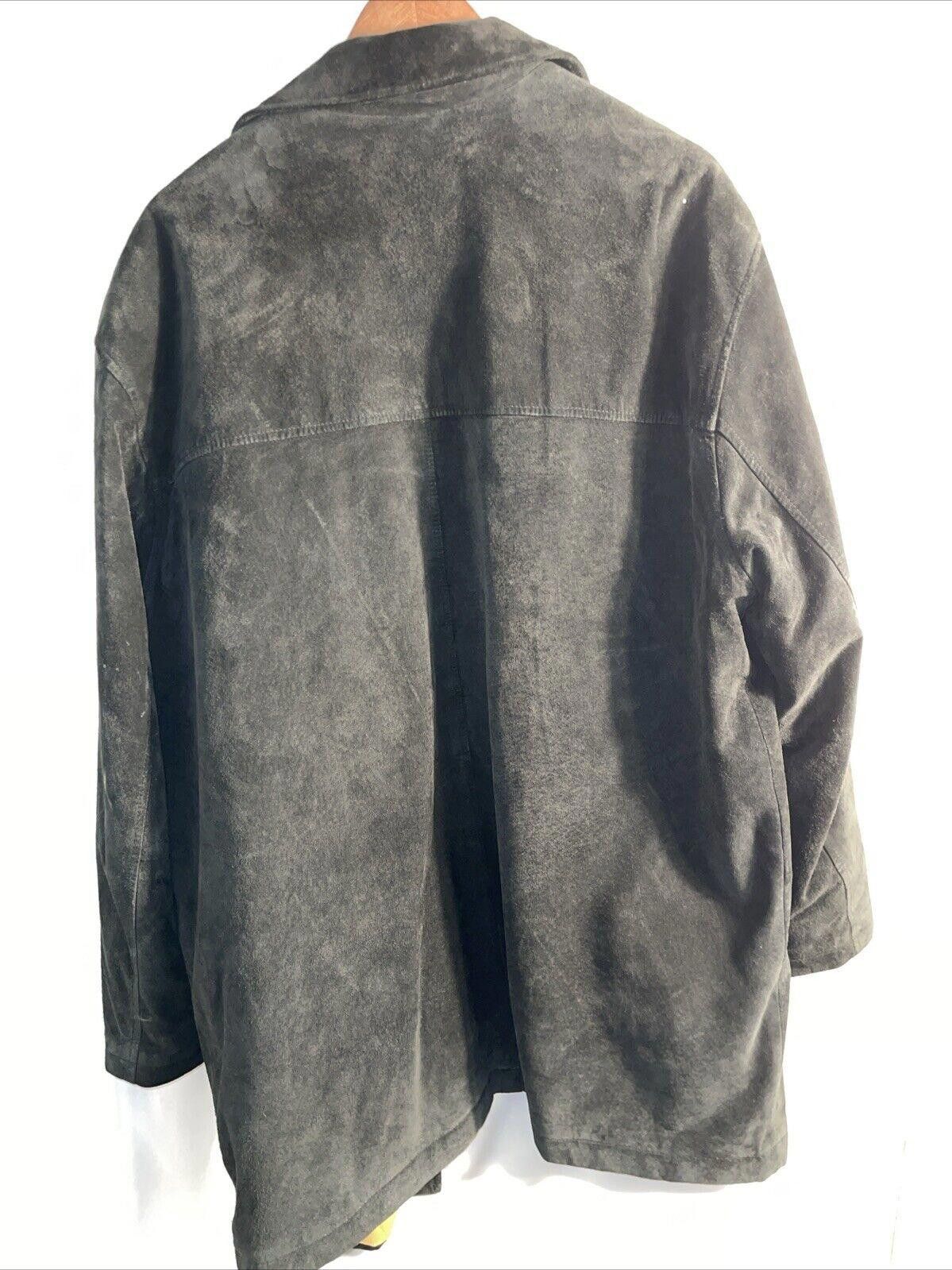 Dockers Dockers Genuine Black Leather Suede Jacket Men's Size US XL / EU 56 / 4 - 2 Thumbnail