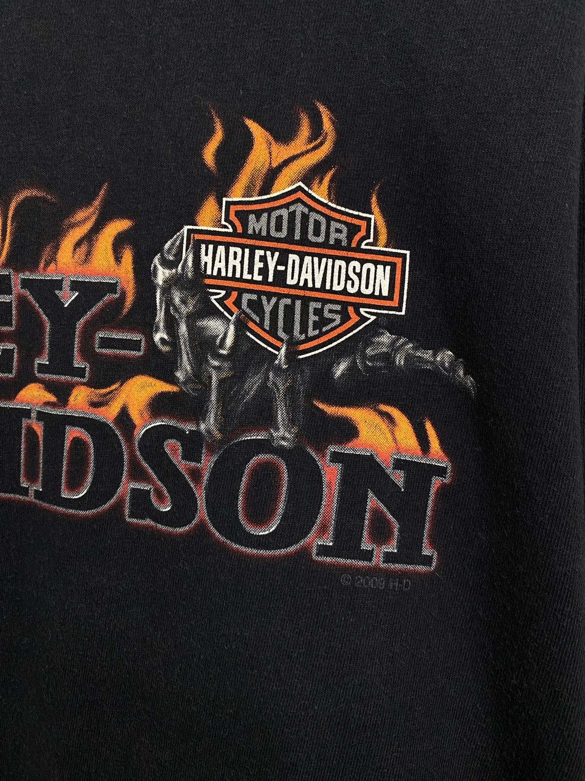Harley Davidson 🇺🇸Vintage Y2K Harley Davidson Fire Skull Niagara Falls Canada Size US XL / EU 56 / 4 - 6 Thumbnail