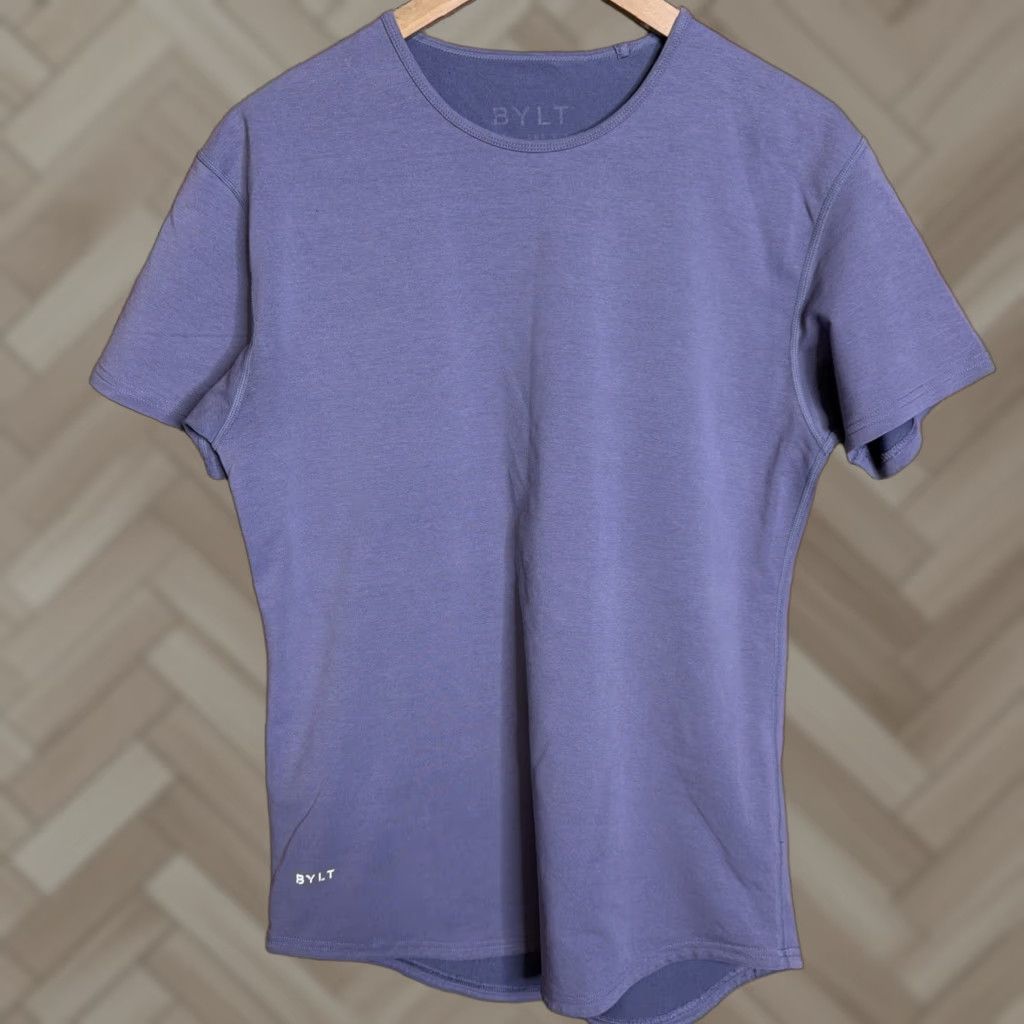 Vintage BYLT Shirt Mens Small Light Purple Short Sleeve Drop Cut Stretch Classic Casual — MSRP not included Size US S / EU 44-46 / 1 - 1 Thumbnail