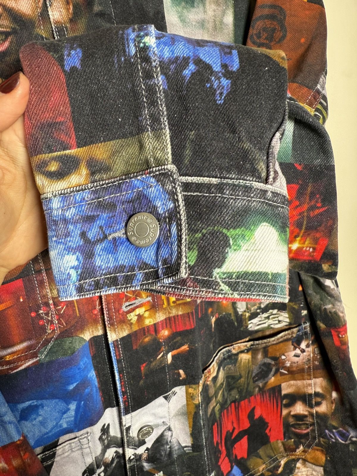 Supreme Supreme Nas and DMX collage denim chore coat Size US M / EU 48-50 / 2 - 5 Thumbnail