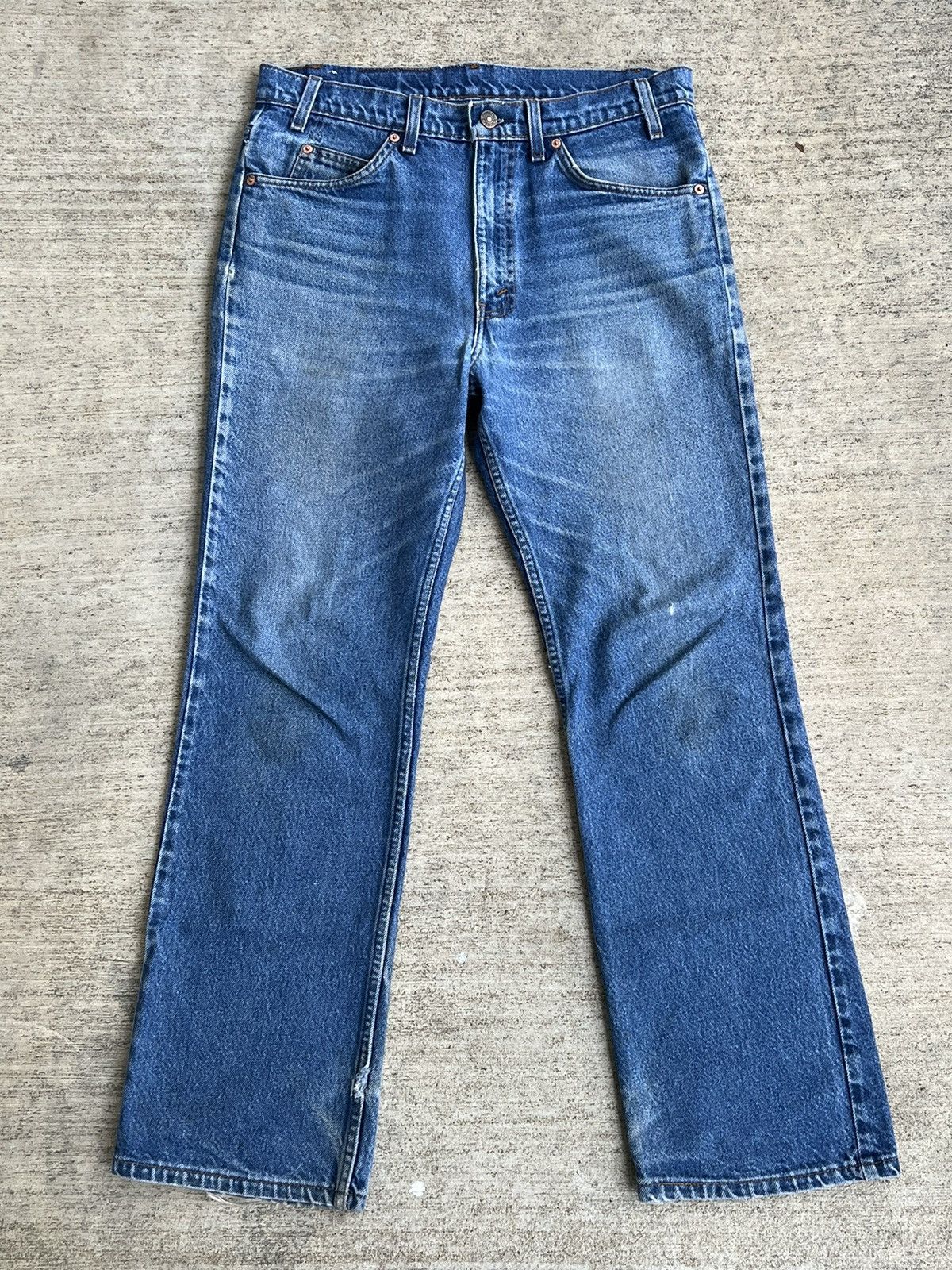 image of Levis x Vintage 80's "made In Usa" Orange Tab Levi's Jeans in Blue, Men's (Size 31)