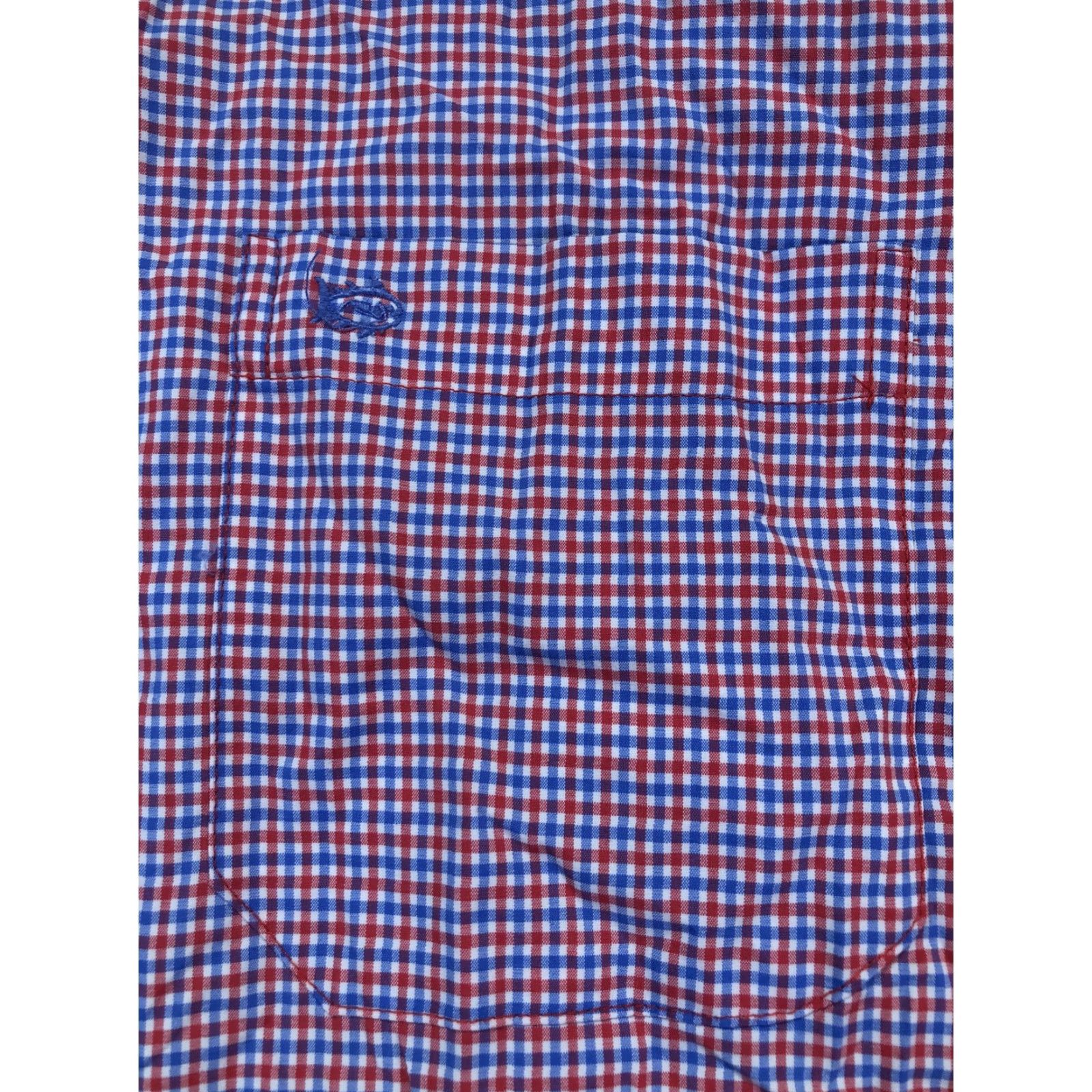 Southern Tide Southern Tide Shirt Mens XL Red Blue Check Intercoastal Long Sleeve Button Down Size US XL / EU 56 / 4 - 6 Thumbnail