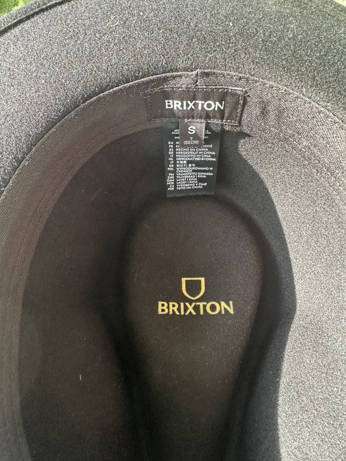Brixton Brixton Black Felt Rancher Fedora Hat Mens Size Small 56cm Size ONE SIZE - 5 Thumbnail