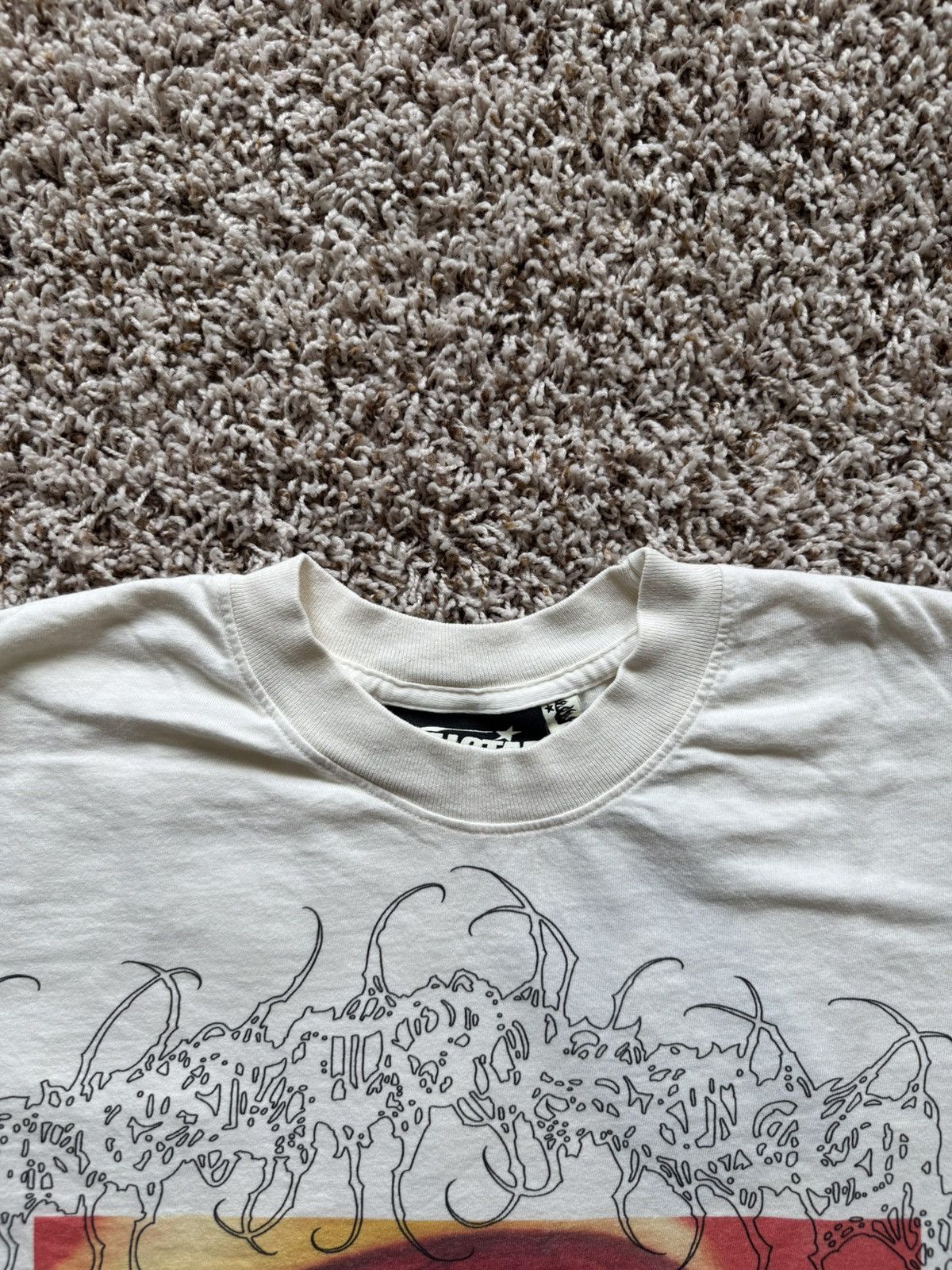 HELLSTAR Hellstar Blood Scan Tee Shirt White Size US M / EU 48-50 / 2 - 4 Thumbnail