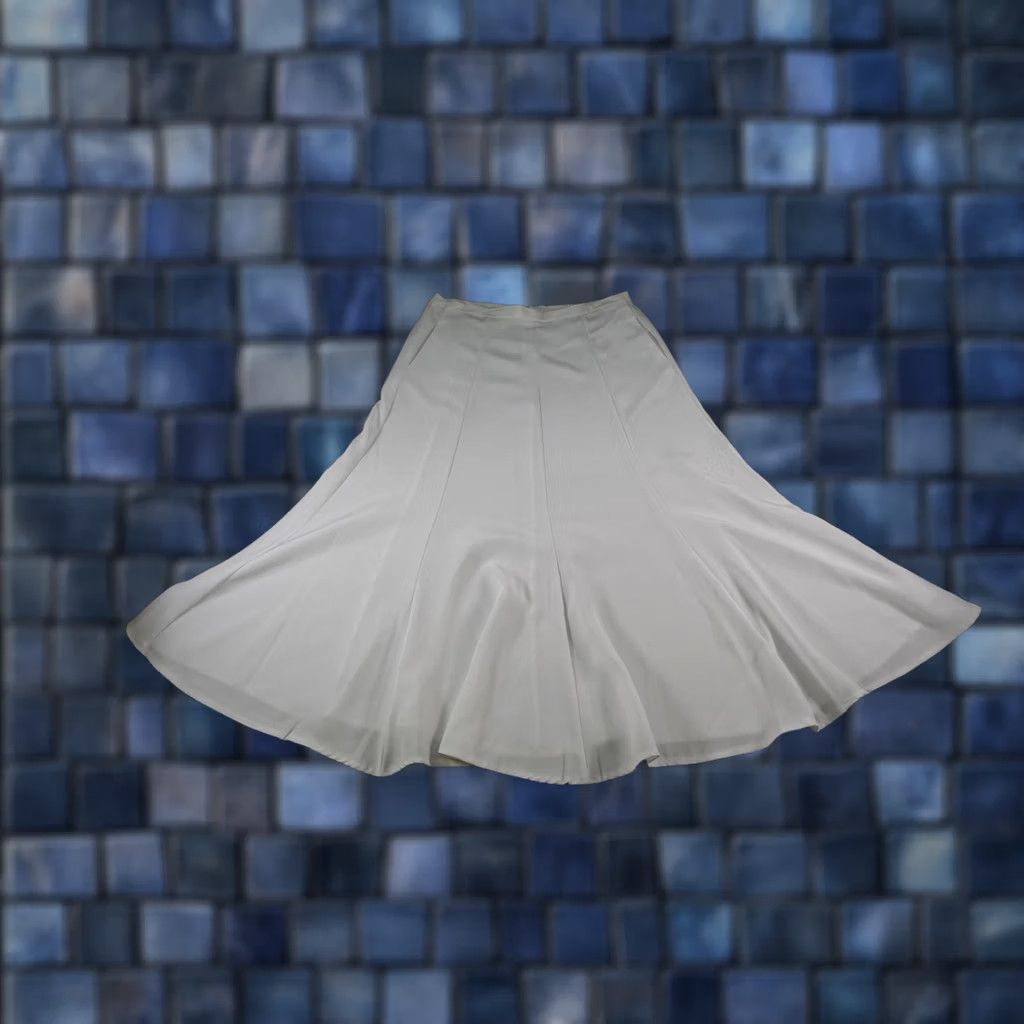 Vintage VINTAGE 1849 Authentic Ranchwear Skirt Womens Medium White Western Cowgirl 90s Size 32" / US 10 / IT 46 - 1 Thumbnail