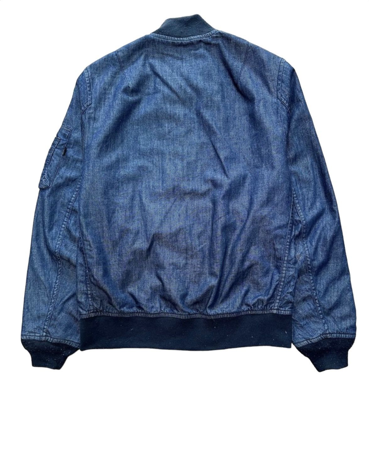 Alpha Industries Alpha Industries Denim Bomber Jacket Size US S / EU 44-46 / 1 - 8 Thumbnail