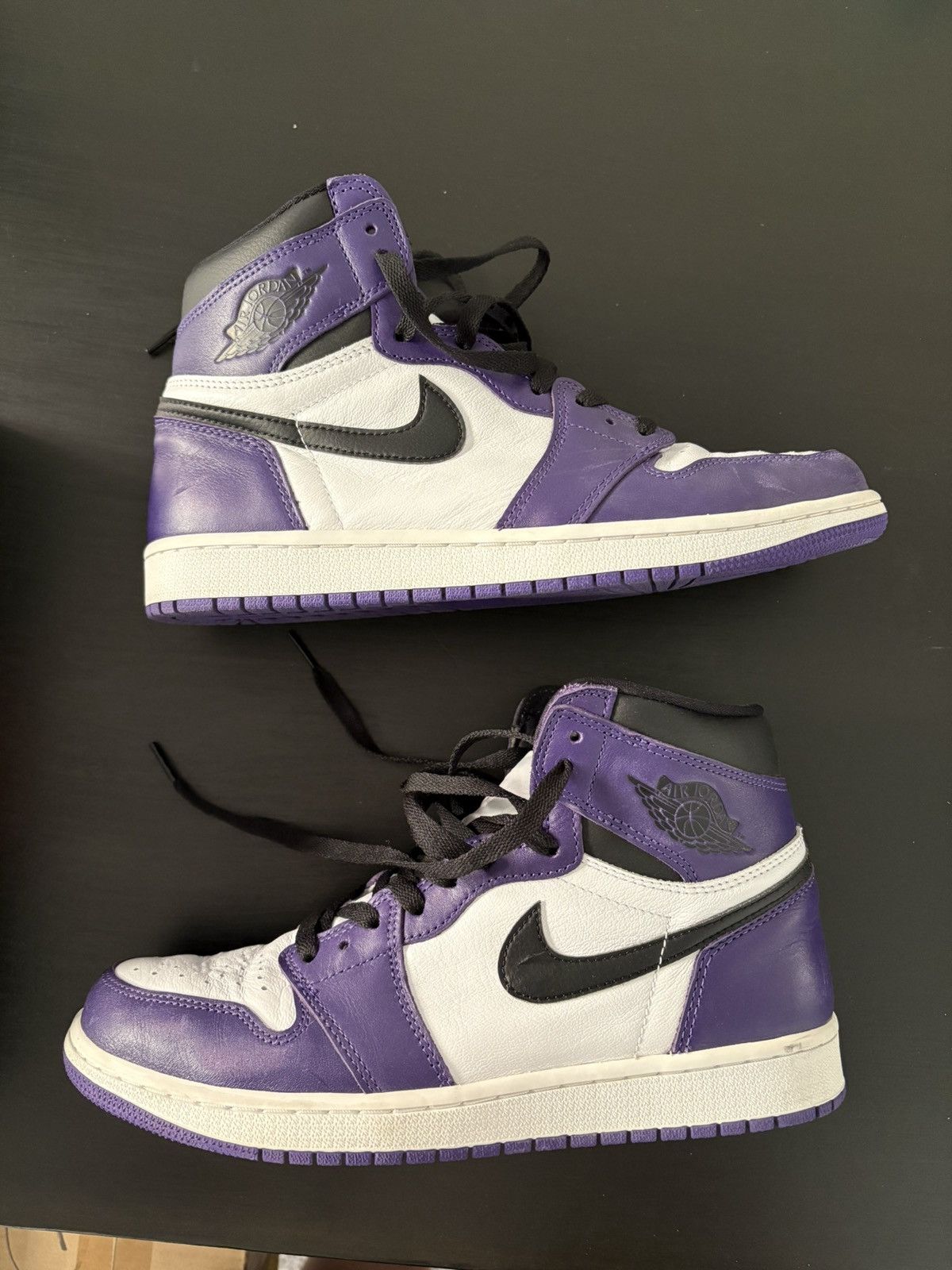 Nike Jordan 1 Court Purple 2.0 sz 9.5 Size US 9.5 / EU 42-43 - 1 Thumbnail