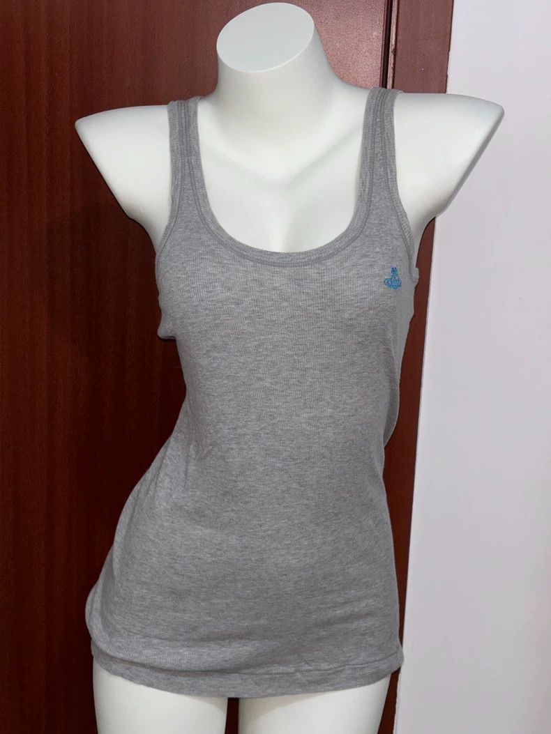 Vivienne Westwood Vivienne Westwood Blue Saturn gray suspenders Size M / US 6-8 / IT 42-44 - 1 Thumbnail